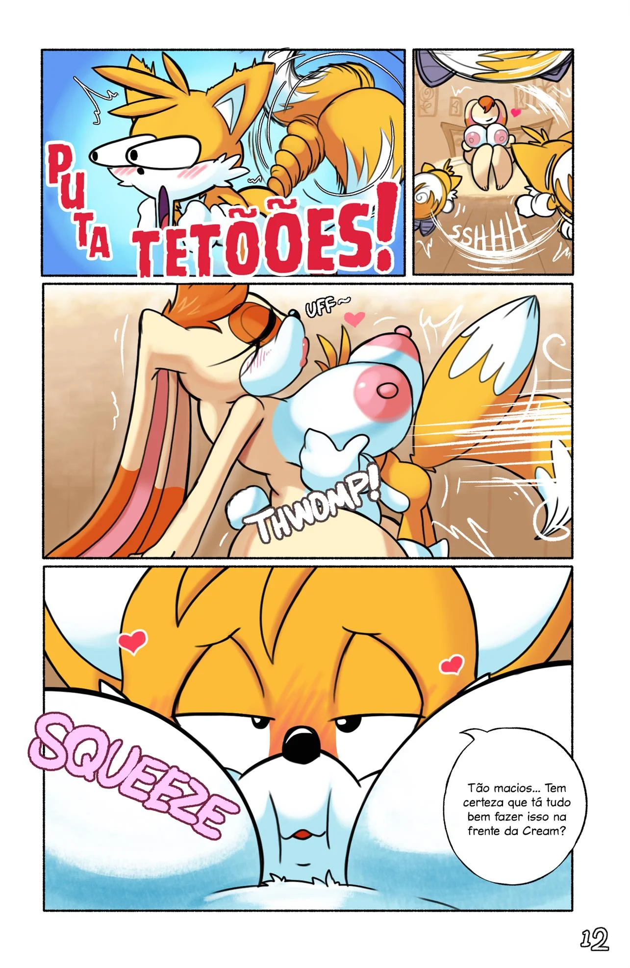 O Momento Gamer do Tails &ndash; Quadrinhos Eroticos &ndash; PT-BR