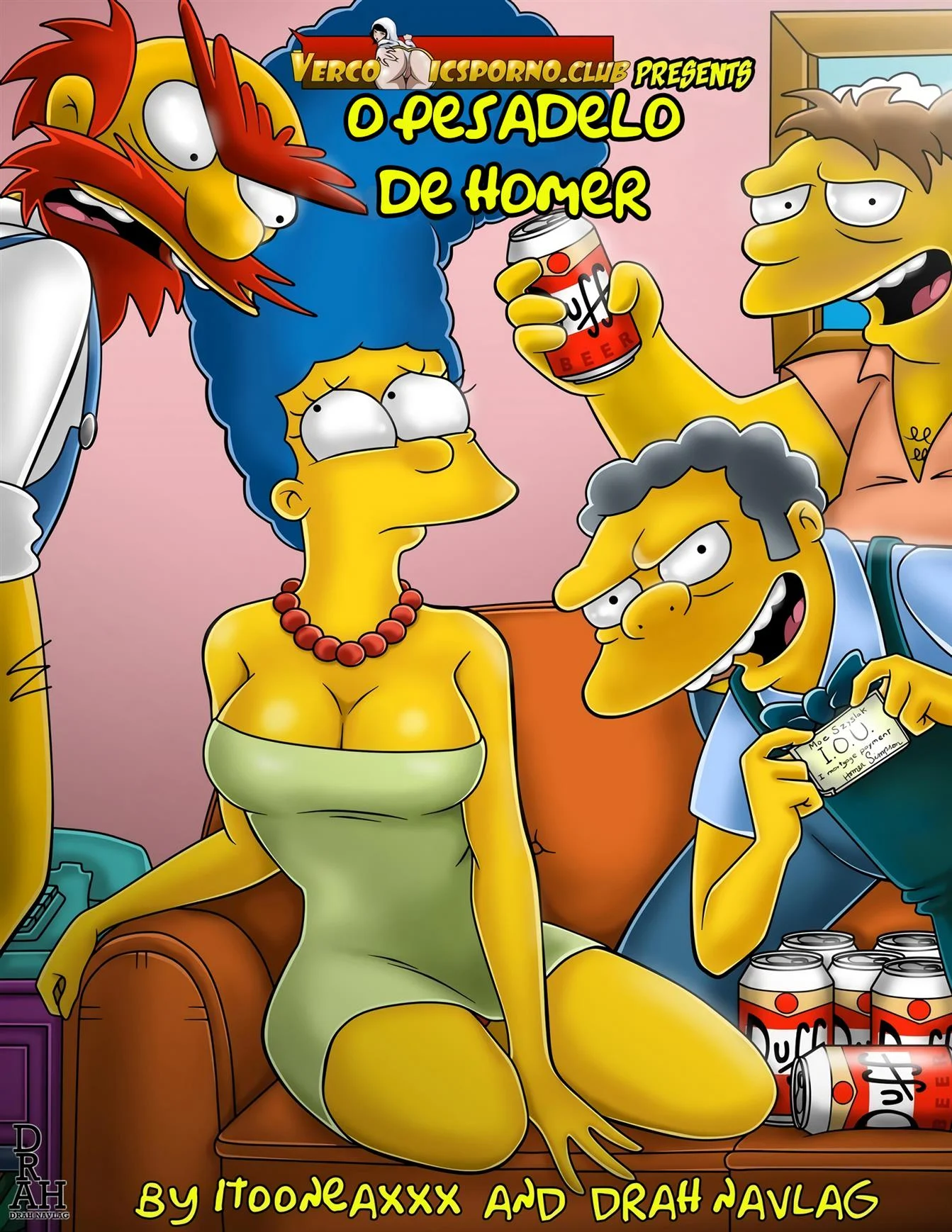 O pesadelo de Homer &ndash; Quadrinhos Eroticos &ndash; Sem Censura