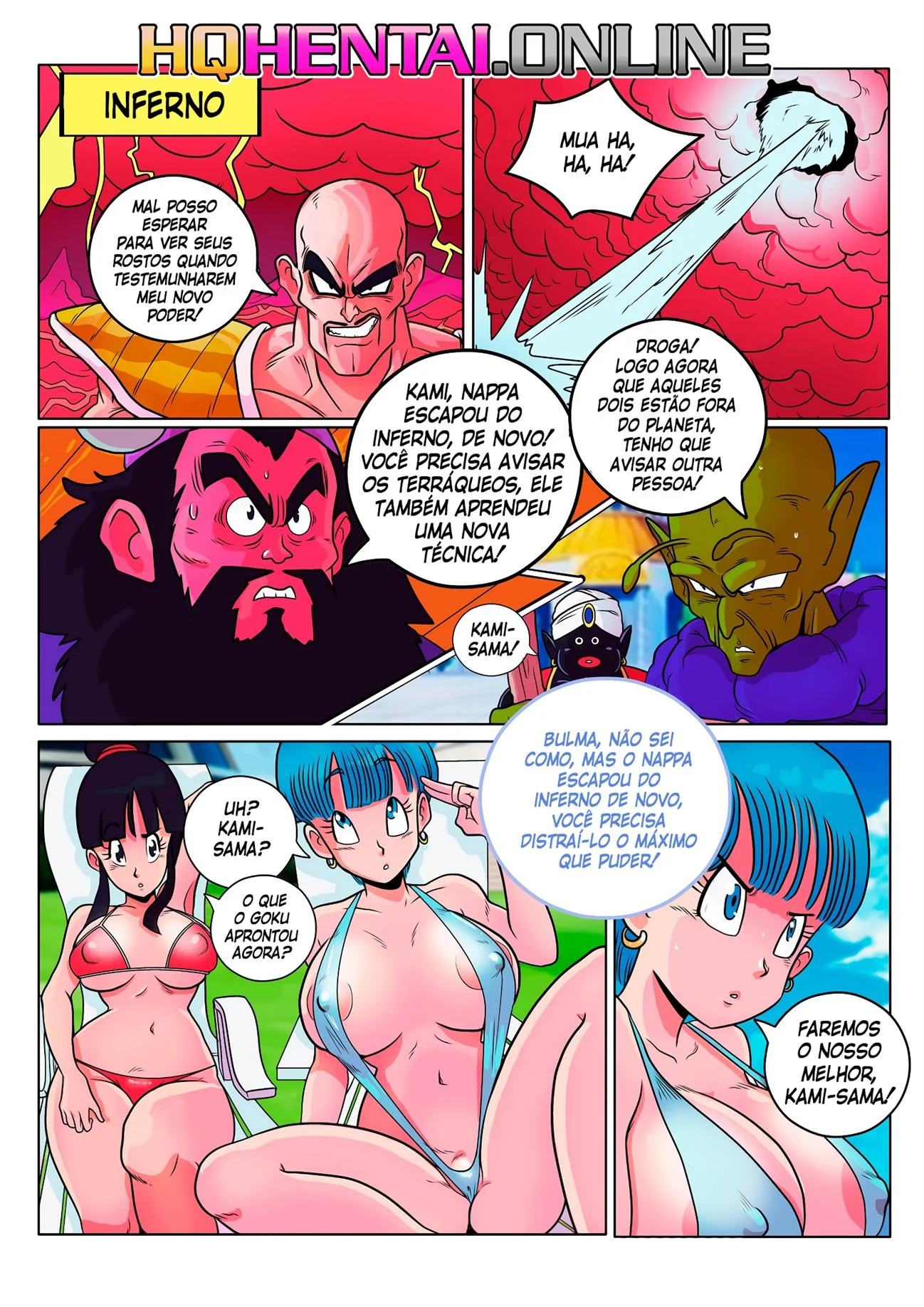 O poderoso Nappa &ndash; Bombado &ndash; Hentai em Portugu&ecirc;s
