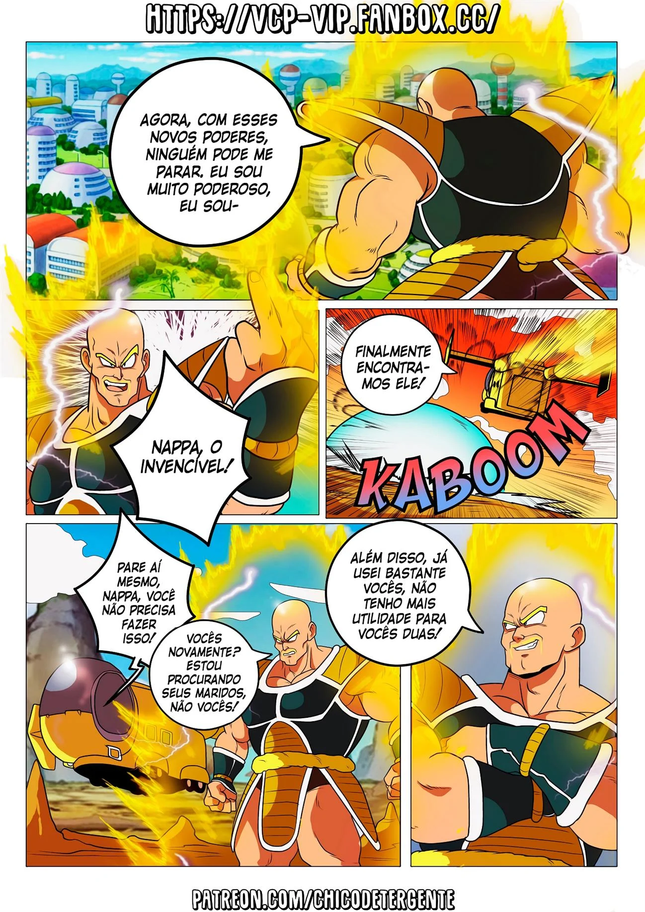 O poderoso Nappa &ndash; Bombado &ndash; Hentai em Portugu&ecirc;s