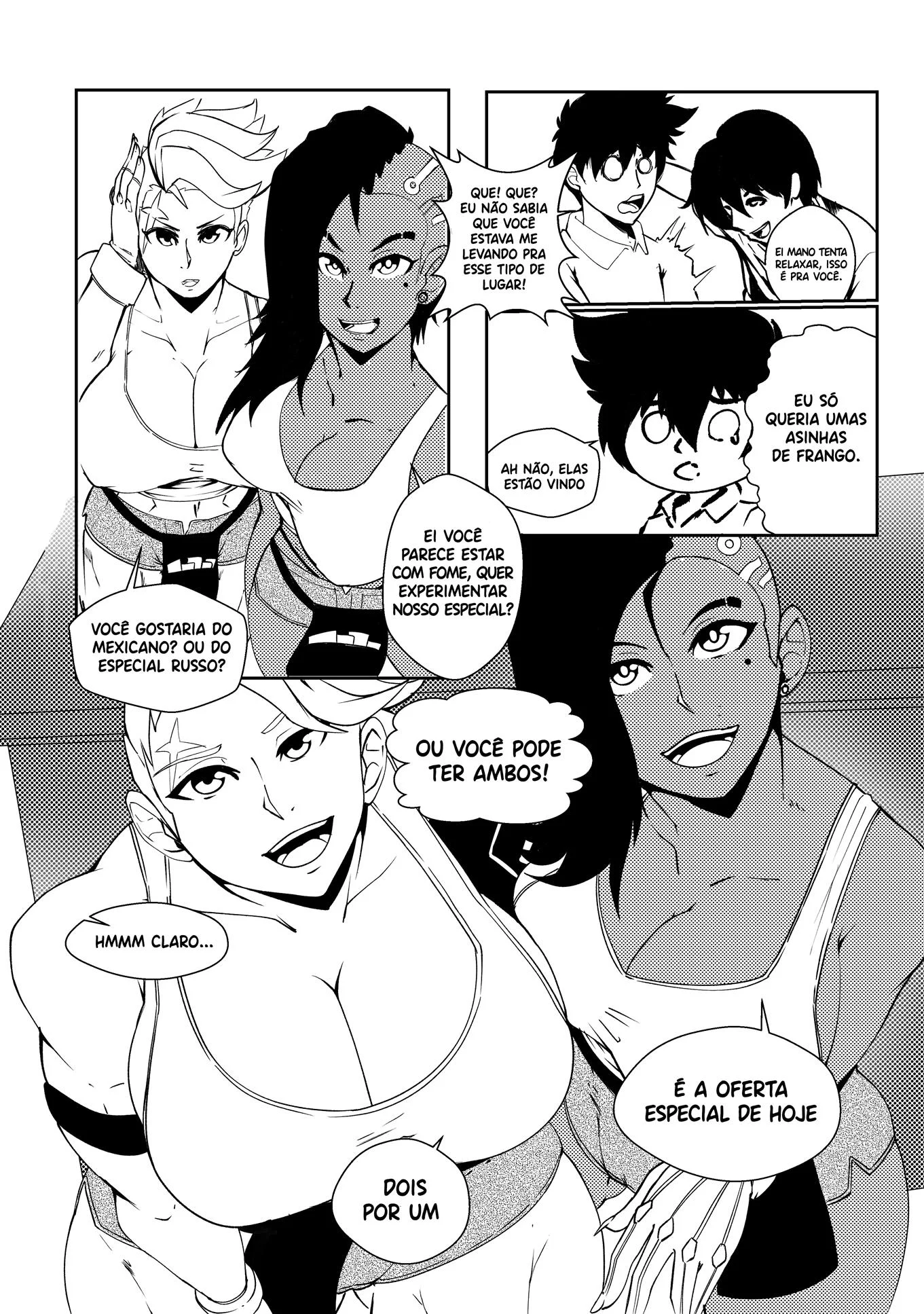 O Restaurante das Gostosas &ndash; Anal &ndash; Em Portugu&ecirc;s