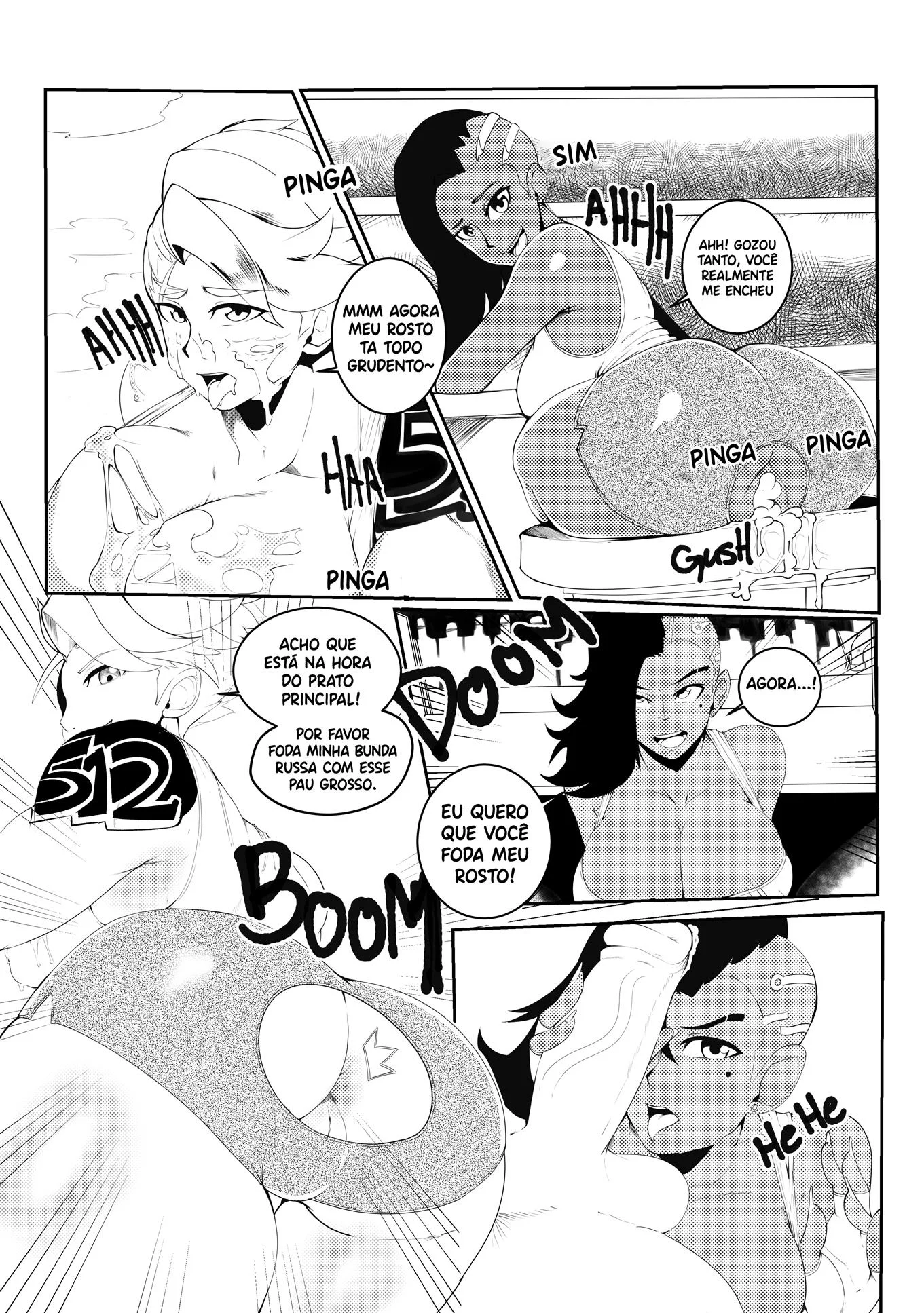 O Restaurante das Gostosas &ndash; Anal &ndash; Em Portugu&ecirc;s