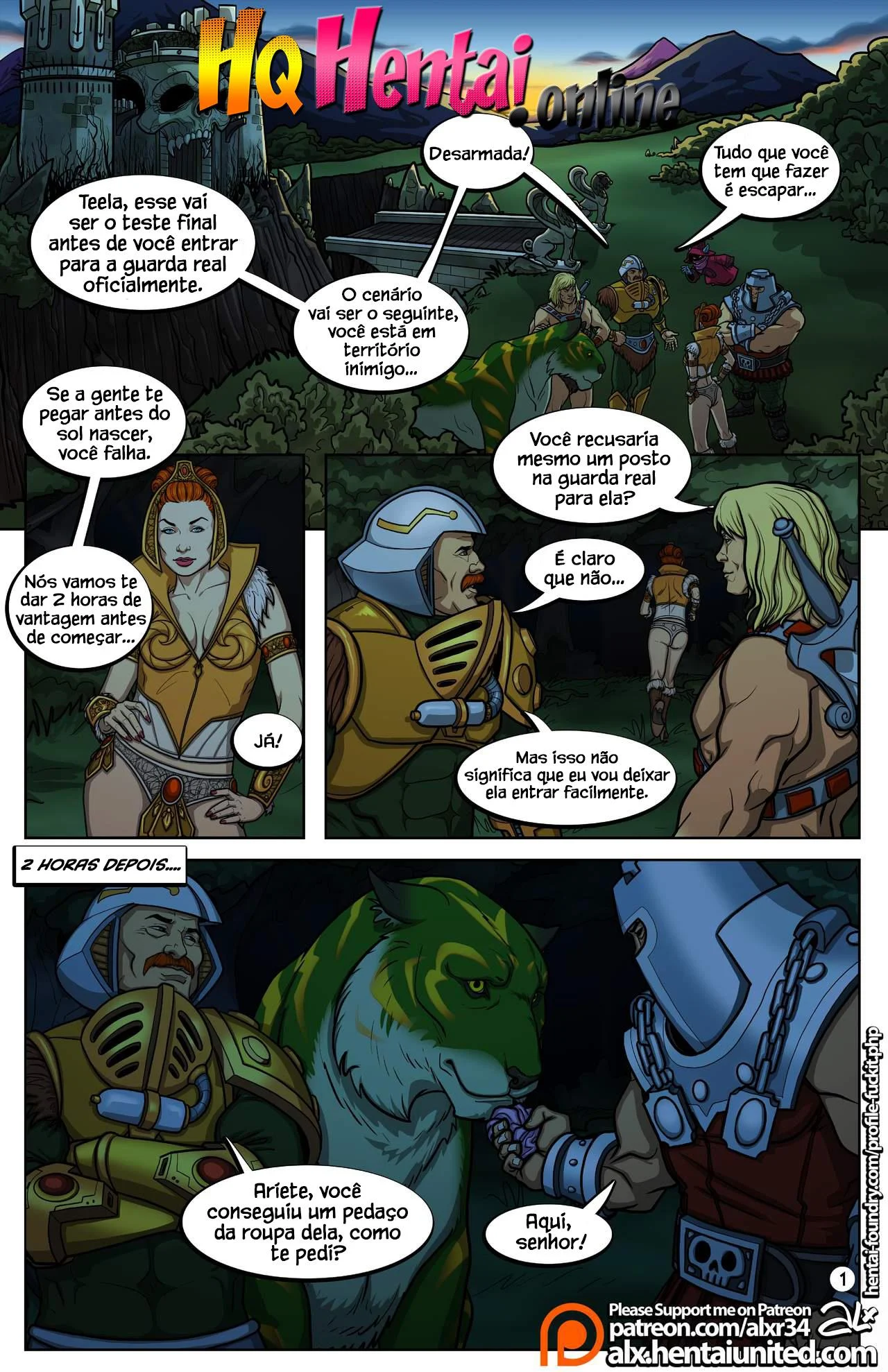 O teste de Teela &ndash; Cartoon &ndash; SuperHQ