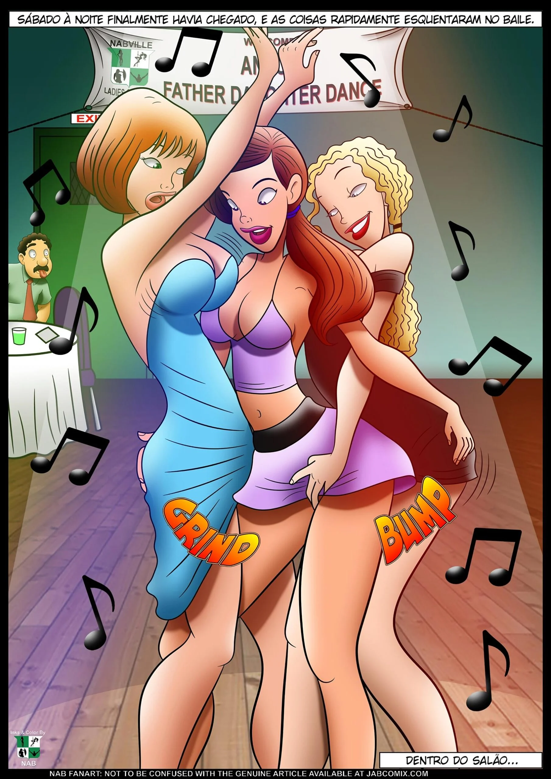 Oh Papai &ndash; Novinha &ndash; Quadrinho De Sexo Em PT-BR