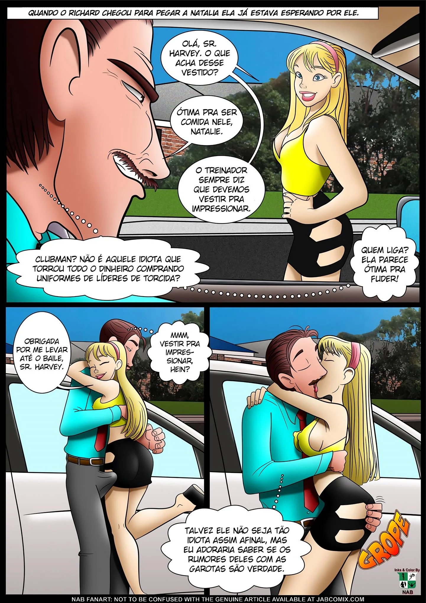 Oh Papai &ndash; Novinha &ndash; Quadrinho De Sexo Em PT-BR