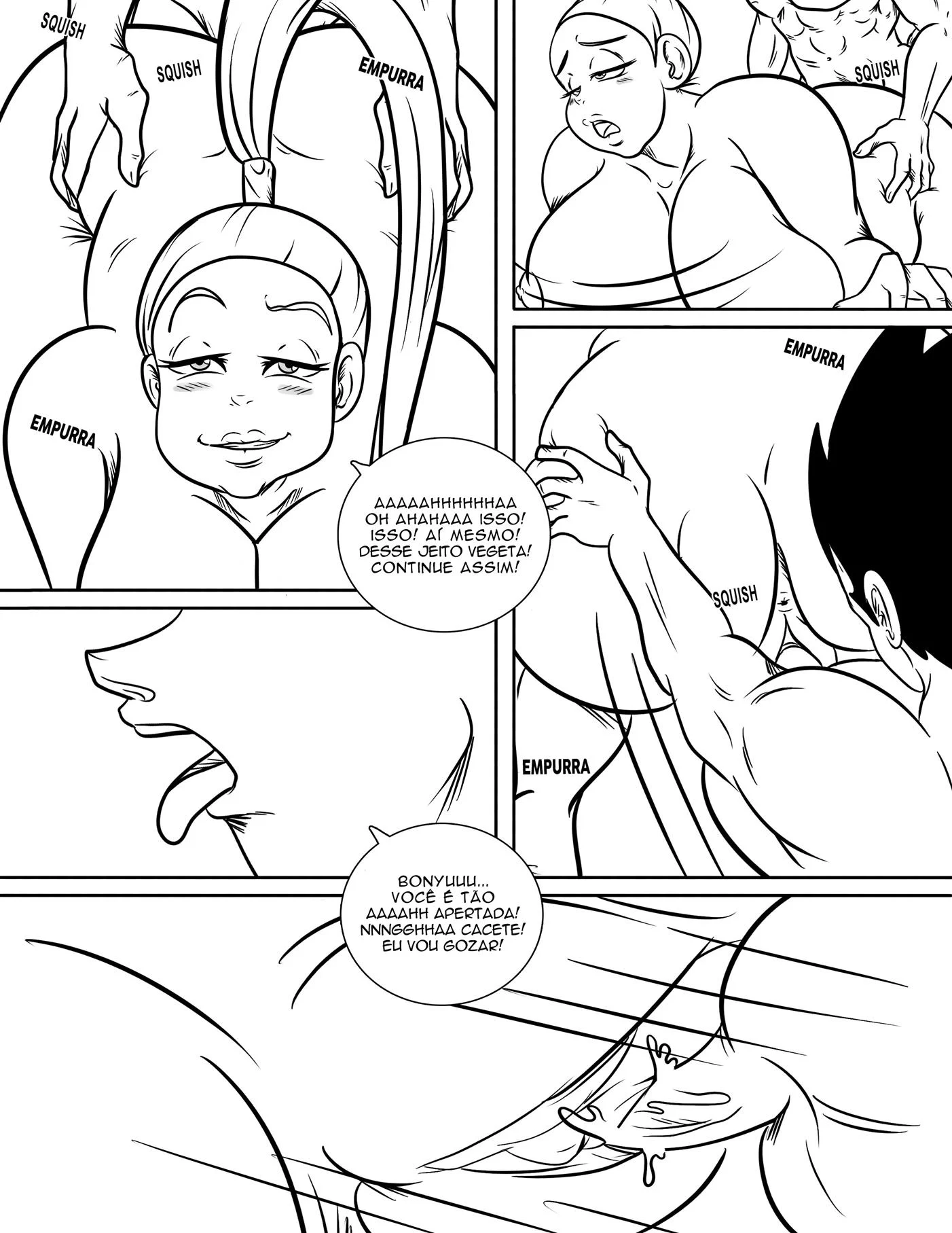 Os Peit&otilde;es da Bonyu &ndash; Dragon Ball Hentai &ndash; Tradu&ccedil;&atilde;o Completa