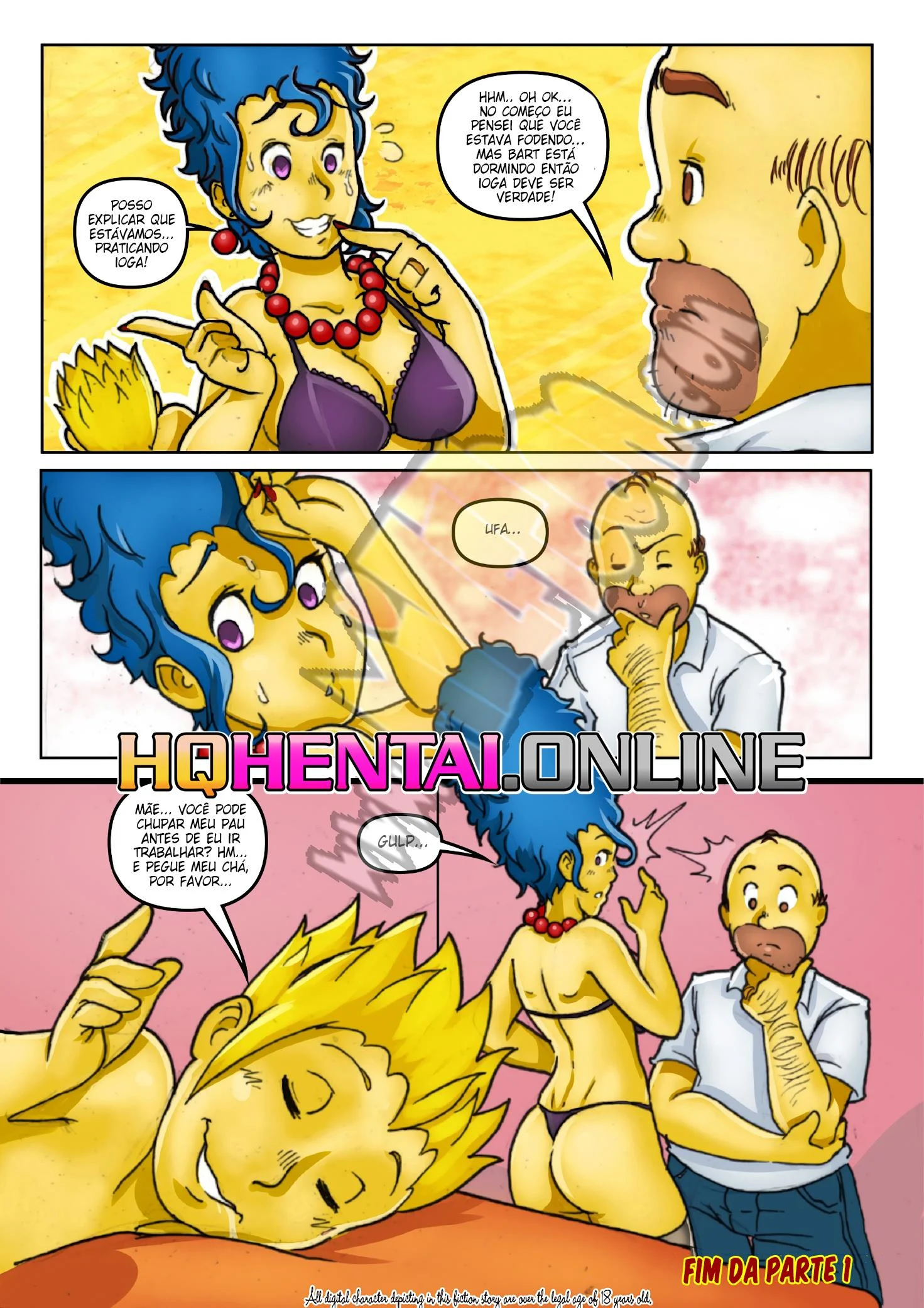 Os Simpsons &ndash; HQ Porn&ocirc; &ndash; Sem Censura
