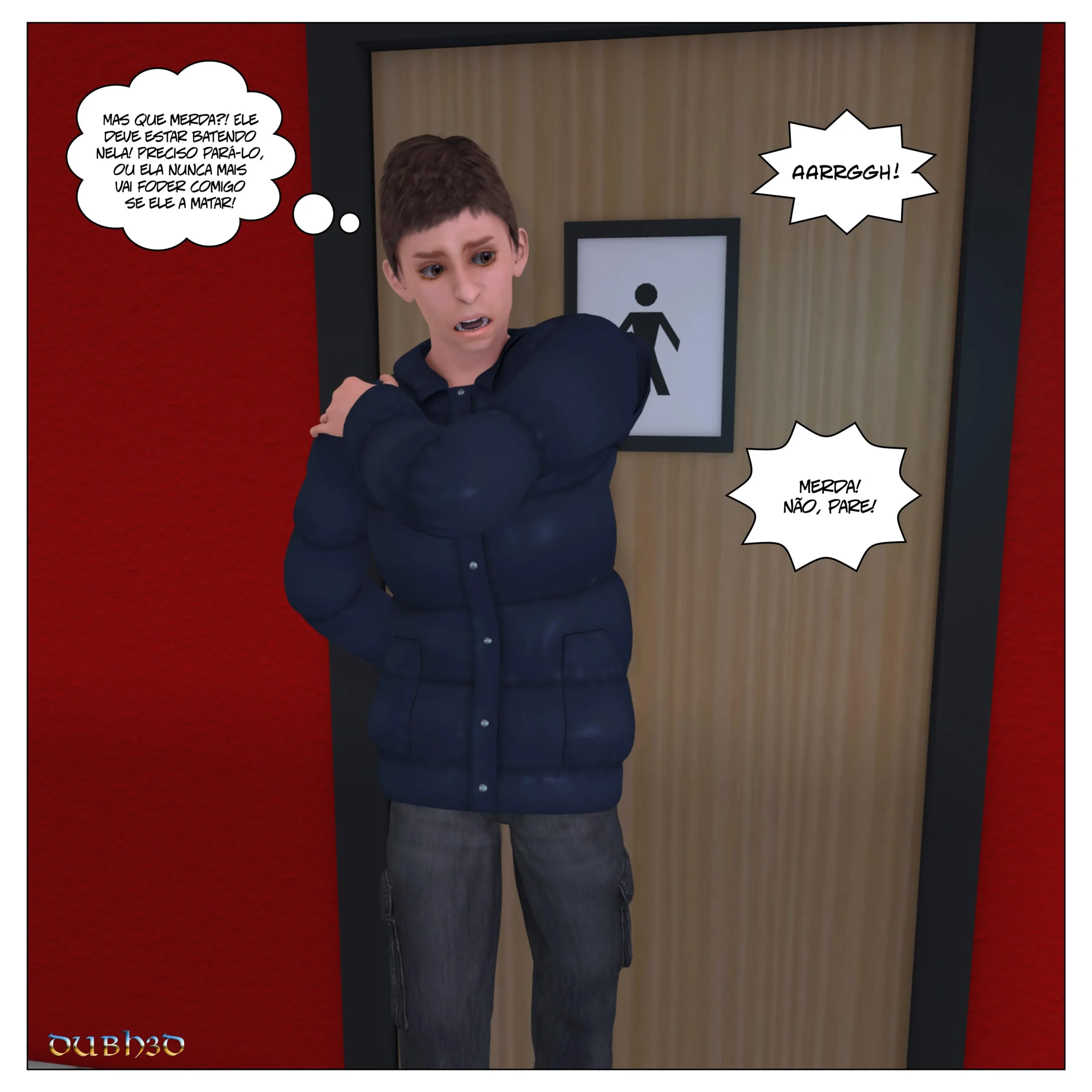 Policial Neg&atilde;o Comendo a Loira &ndash; Quadrinhos Eroticos &ndash; Completo e traduzido