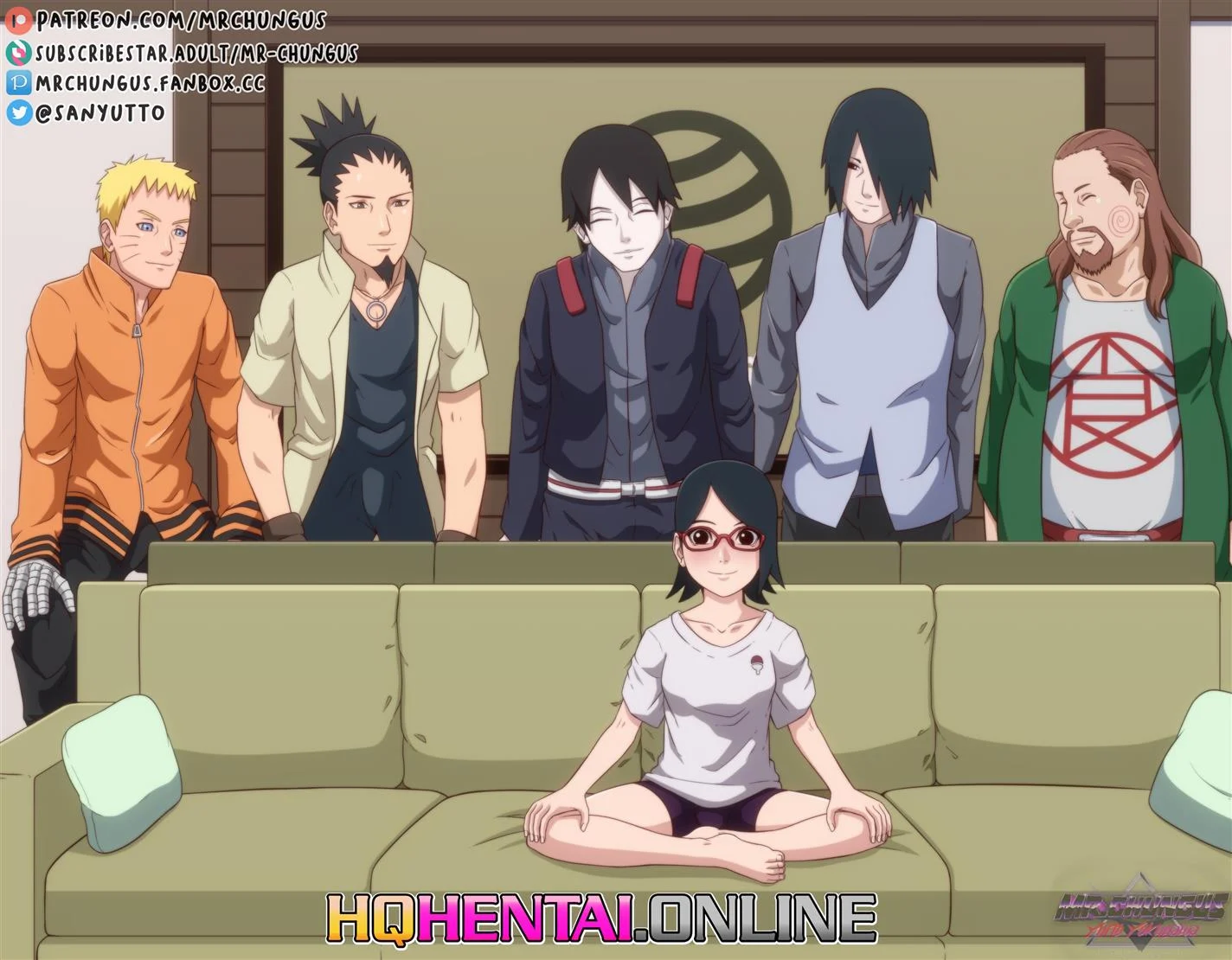 Presente de dia dos pais – Sarada Hentai – Tradução Completa Presente de dia dos pais – Sarada Hentai – Tradução Completa