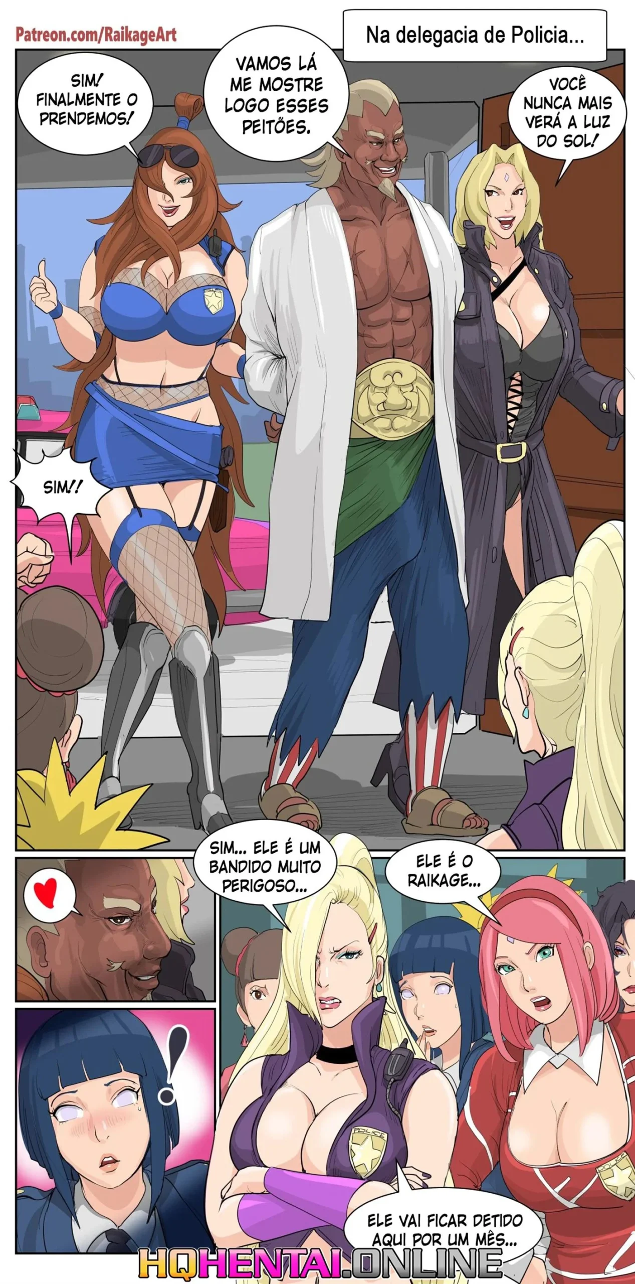 Raikage na delegacia das kunoichis – Hentai – Ler Quadrinho Completos