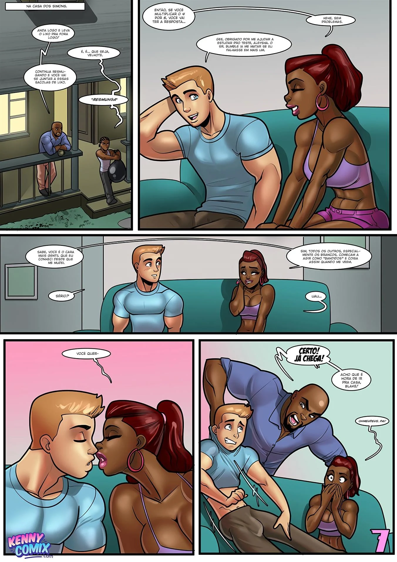 Reuni&atilde;o com os vizinhos 2 &ndash; Quadrinhos Eroticos &ndash; Quadrinho em Portugu&ecirc;s PT-BR