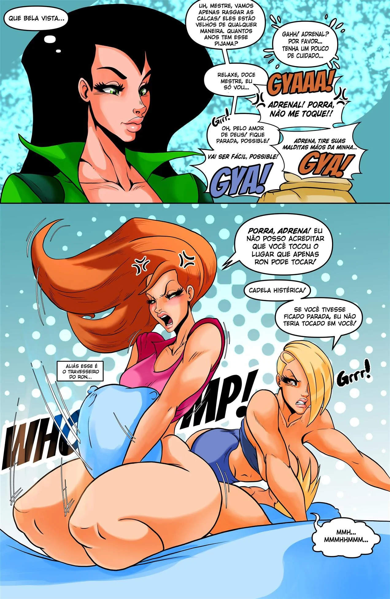 Ron Stoppable e seus novos bichinhos de estimação 3 – HQ Pornô – Sem Censura