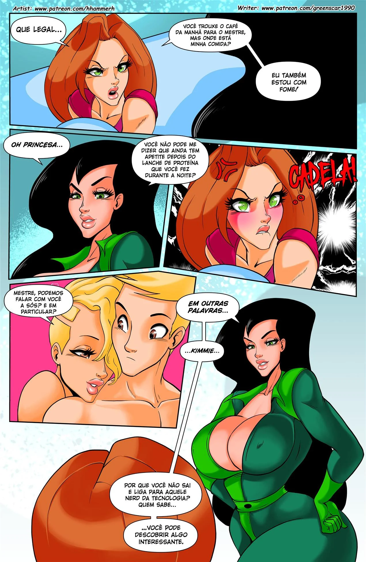 Ron Stoppable e seus novos bichinhos de estimação 3 – HQ Pornô – Sem Censura