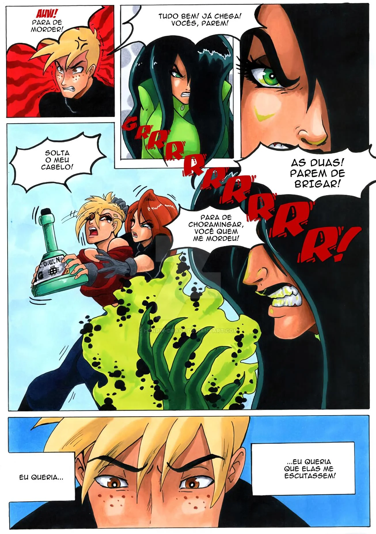 Ron Stoppable e seus novos bichinhos de estima&ccedil;&atilde;o &ndash; Peit&otilde;es &ndash; Completo e traduzido