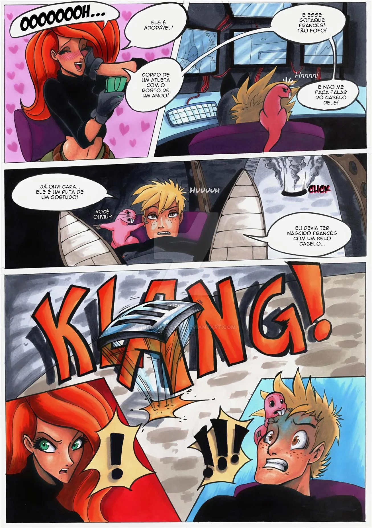 Ron Stoppable e seus novos bichinhos de estima&ccedil;&atilde;o &ndash; Peit&otilde;es &ndash; Completo e traduzido