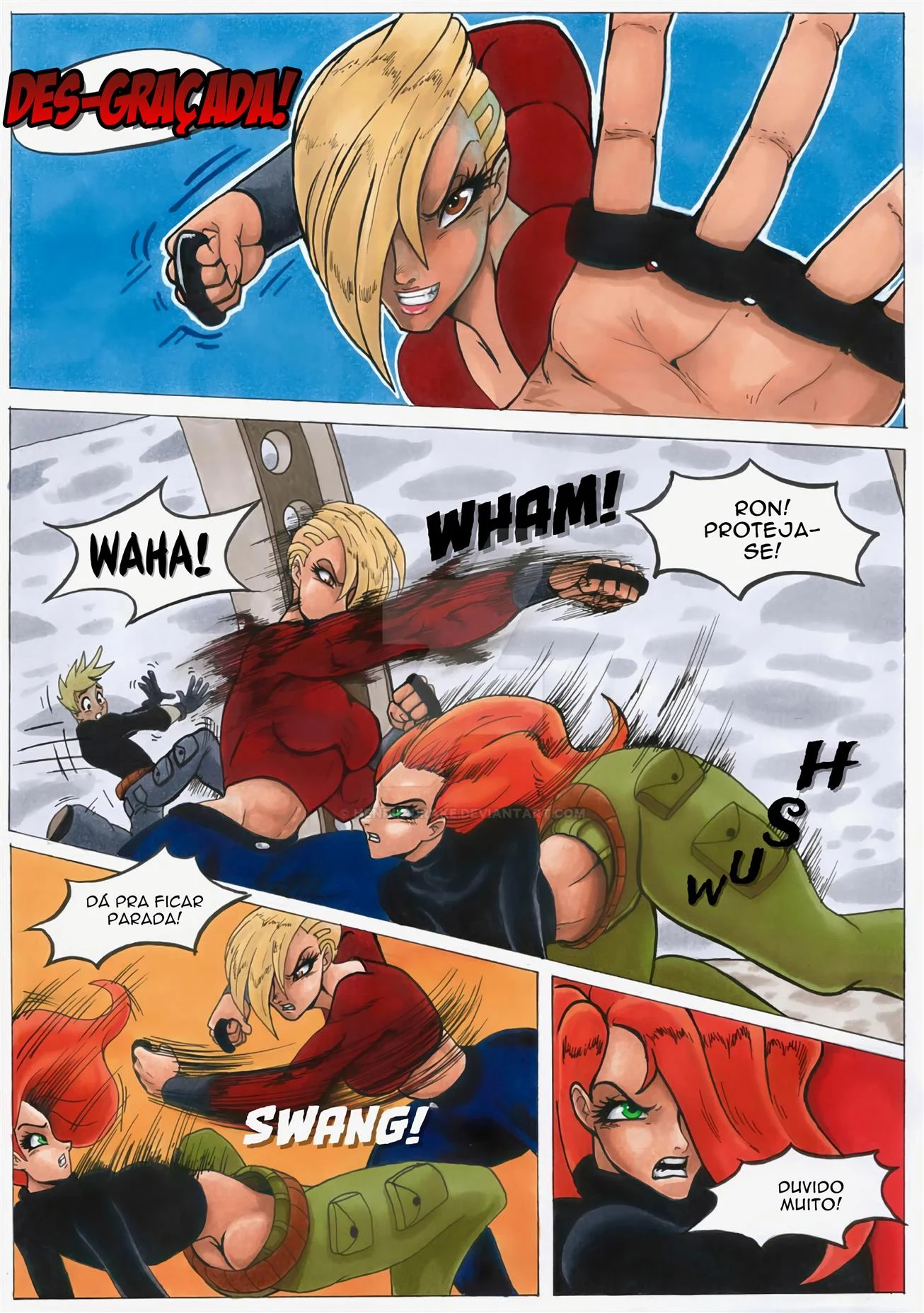 Ron Stoppable e seus novos bichinhos de estima&ccedil;&atilde;o &ndash; Peit&otilde;es &ndash; Completo e traduzido