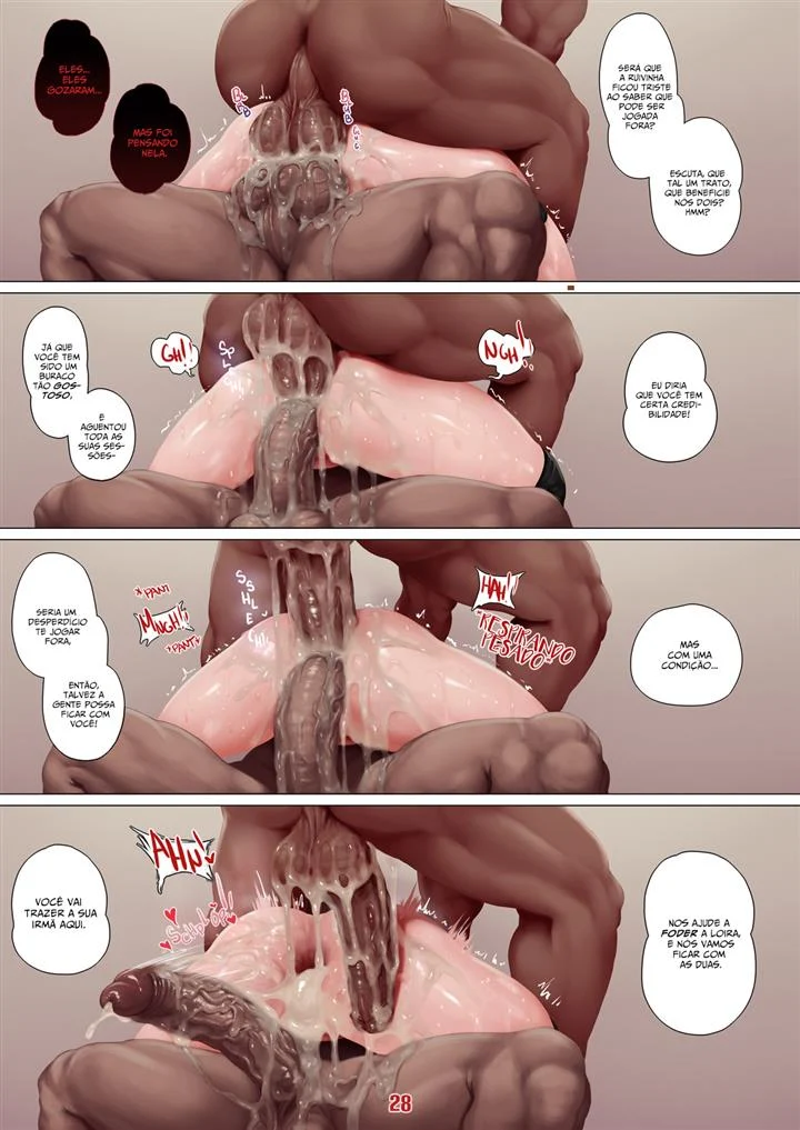 Ruby &eacute; treinada pelos neg&otilde;es &ndash; HQ de Sexo &ndash; Ler Quadrinho Porno PT-BR