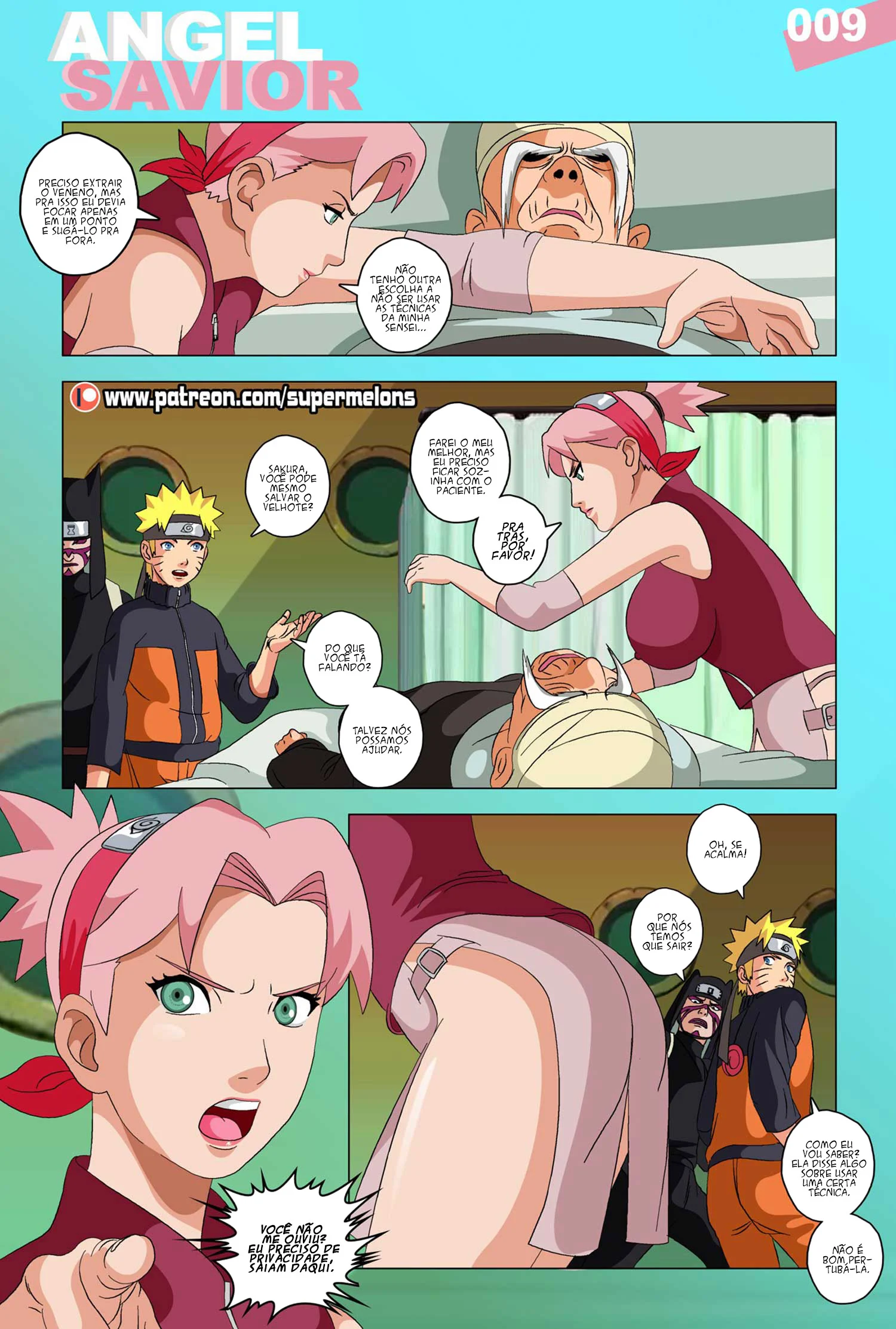 Sakura a ninja m&eacute;dica safada &ndash; Naruto Hentai &ndash; Ler Quadrinho Completos