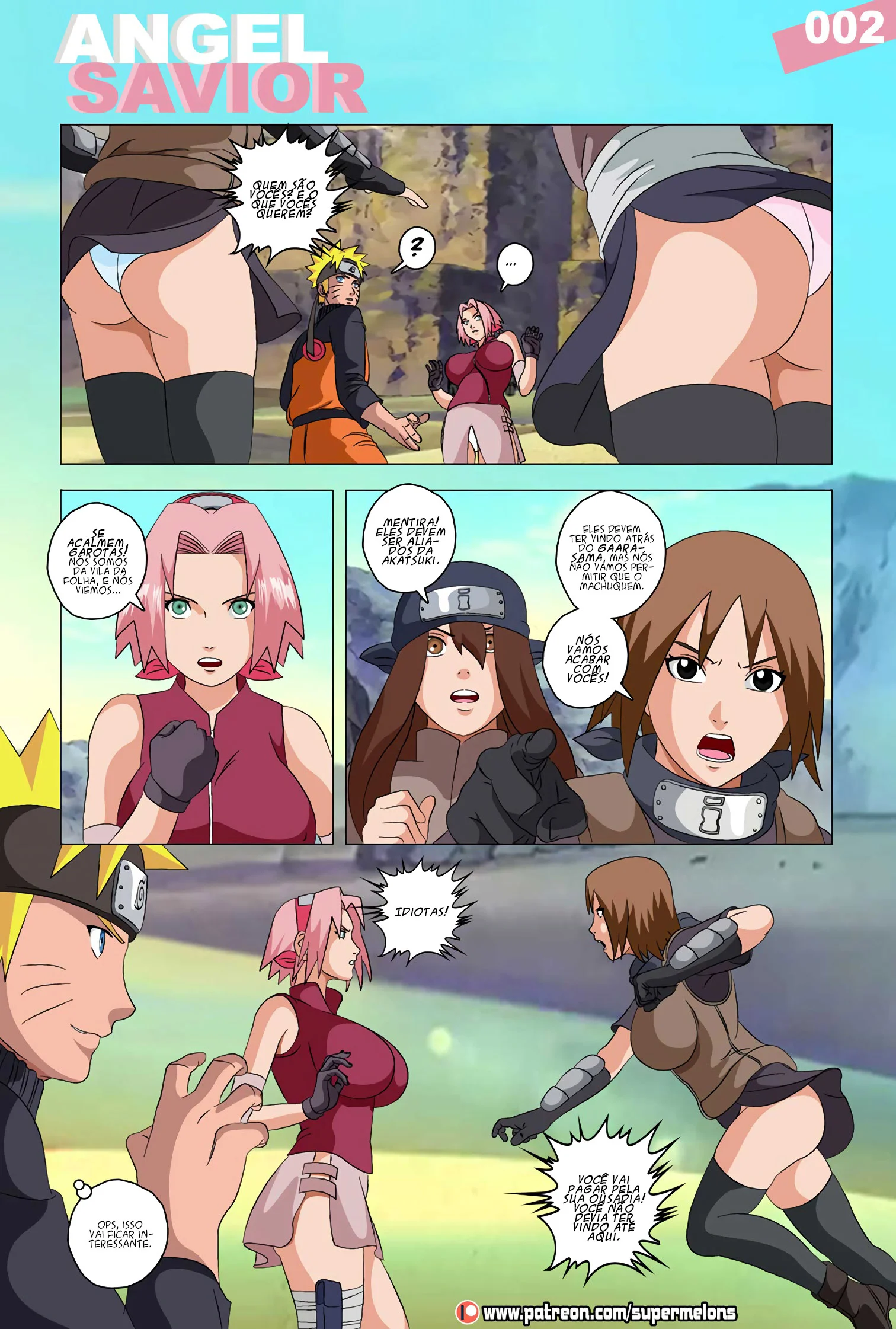 Sakura a ninja m&eacute;dica safada &ndash; Naruto Hentai &ndash; Ler Quadrinho Completos