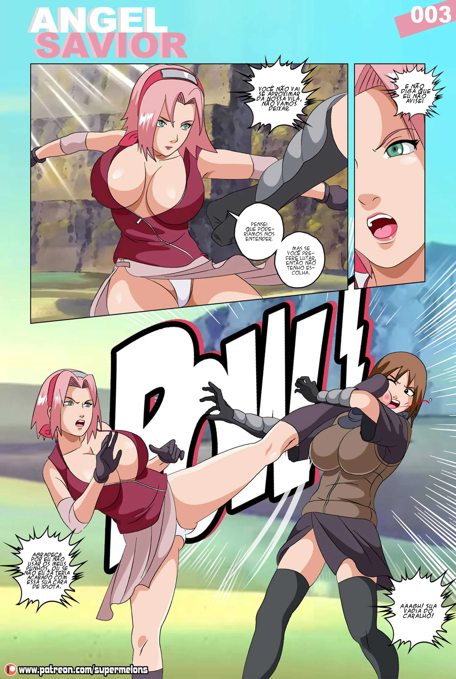 Sakura a ninja m&eacute;dica safada &ndash; Naruto Hentai &ndash; Ler Quadrinho Completos