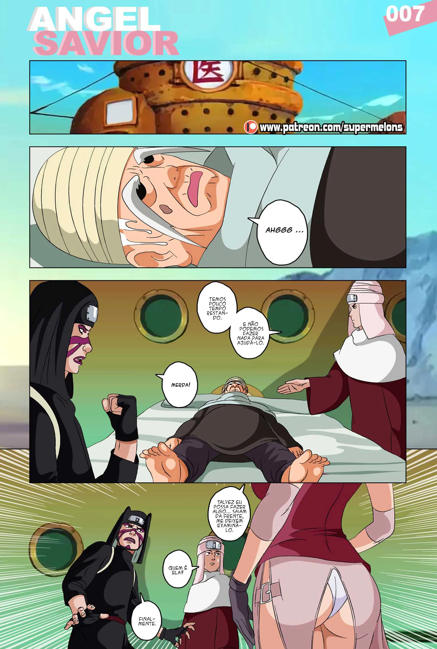 Sakura a ninja m&eacute;dica safada &ndash; Naruto Hentai &ndash; Ler Quadrinho Completos