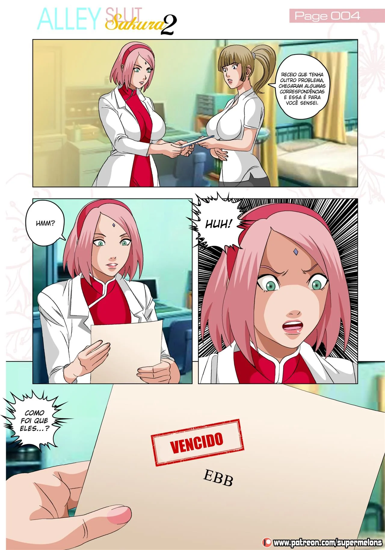 Sakura a vadia de Konoha 2 &ndash; Hentai Sem Censura &ndash; Completo e traduzido