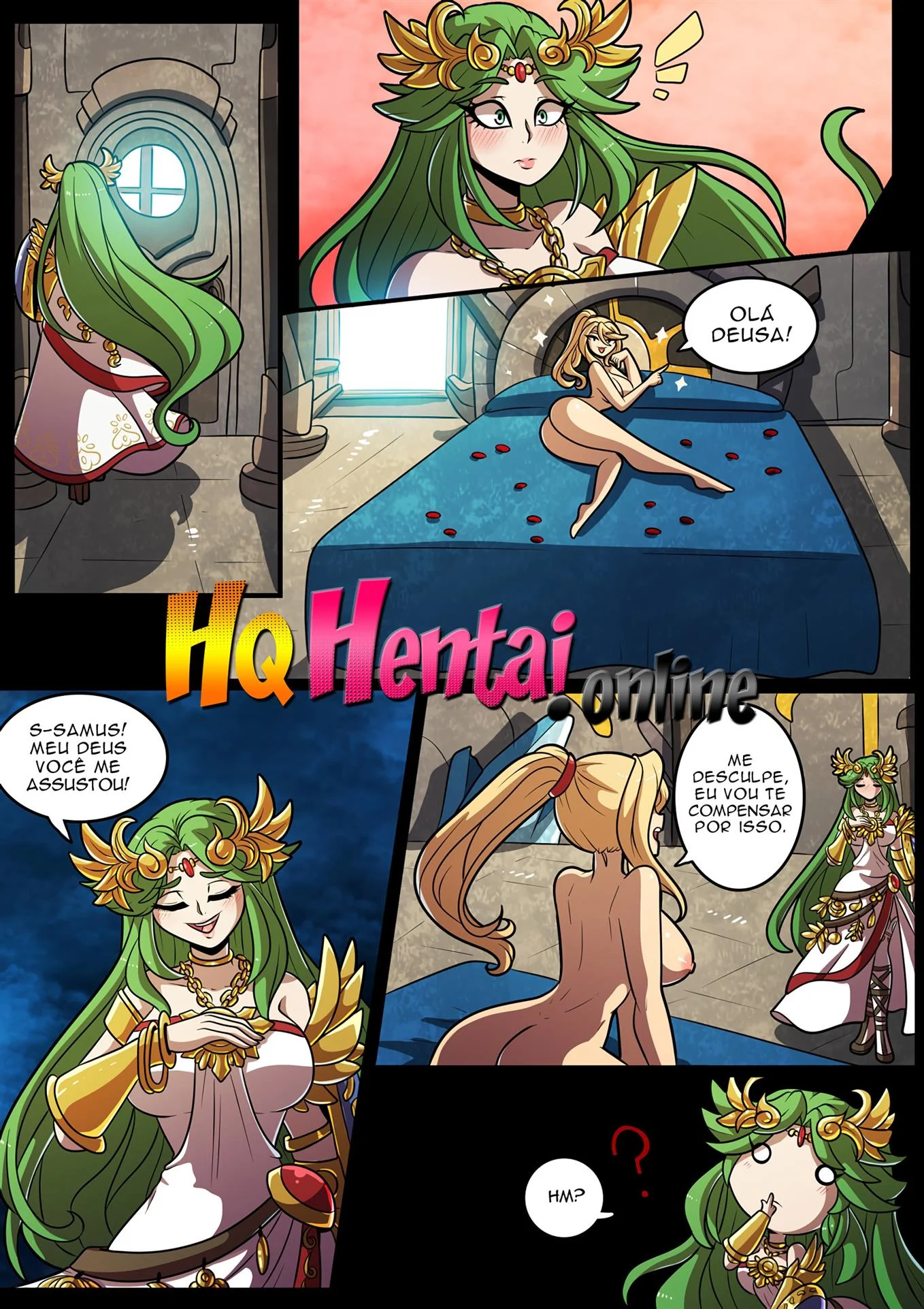 Samus e Palutena batalham na cama &ndash; Palutena Hentai &ndash; Exclusivo aqui