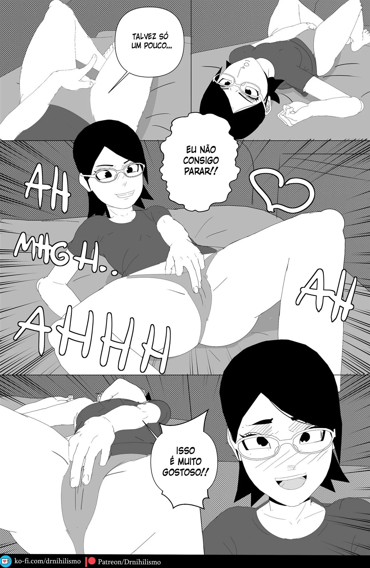 Sarada em busca do Mangekyo Sharingan &ndash; Anal &ndash; Ler Quadrinho Porno PT-BR