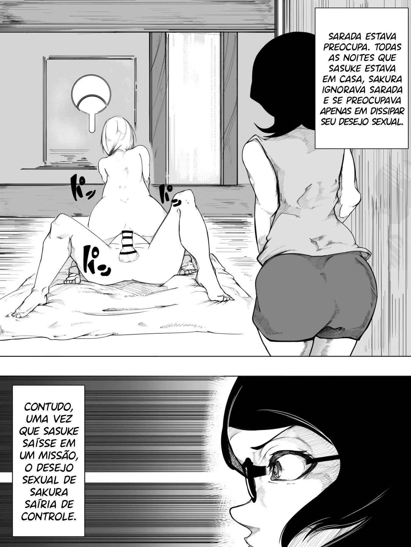Sarada saciando o desejo de Sakura &ndash; Hentai &ndash; Tradu&ccedil;&atilde;o Completa