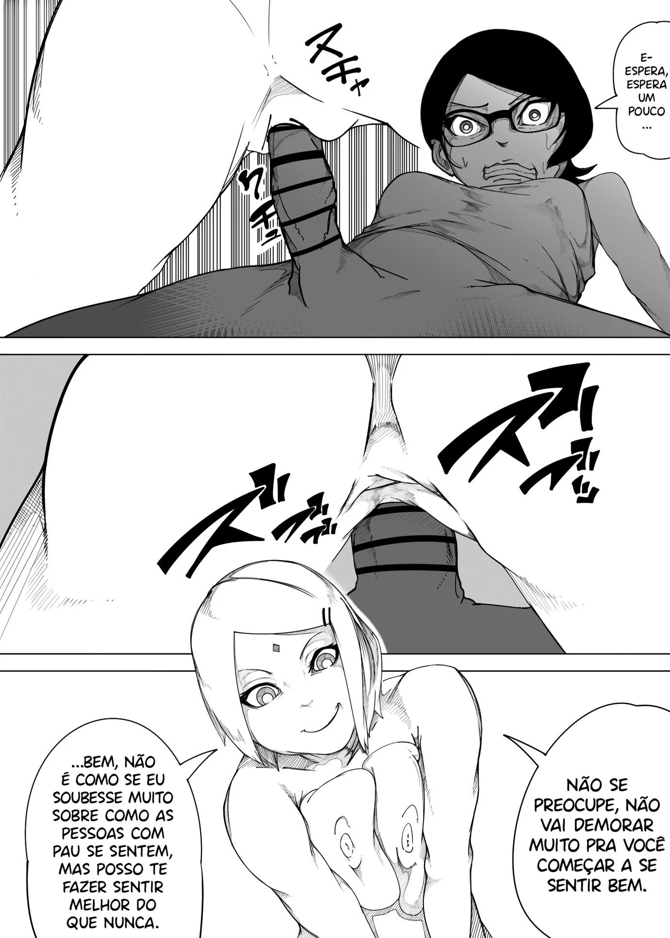 Sarada saciando o desejo de Sakura &ndash; Hentai &ndash; Tradu&ccedil;&atilde;o Completa