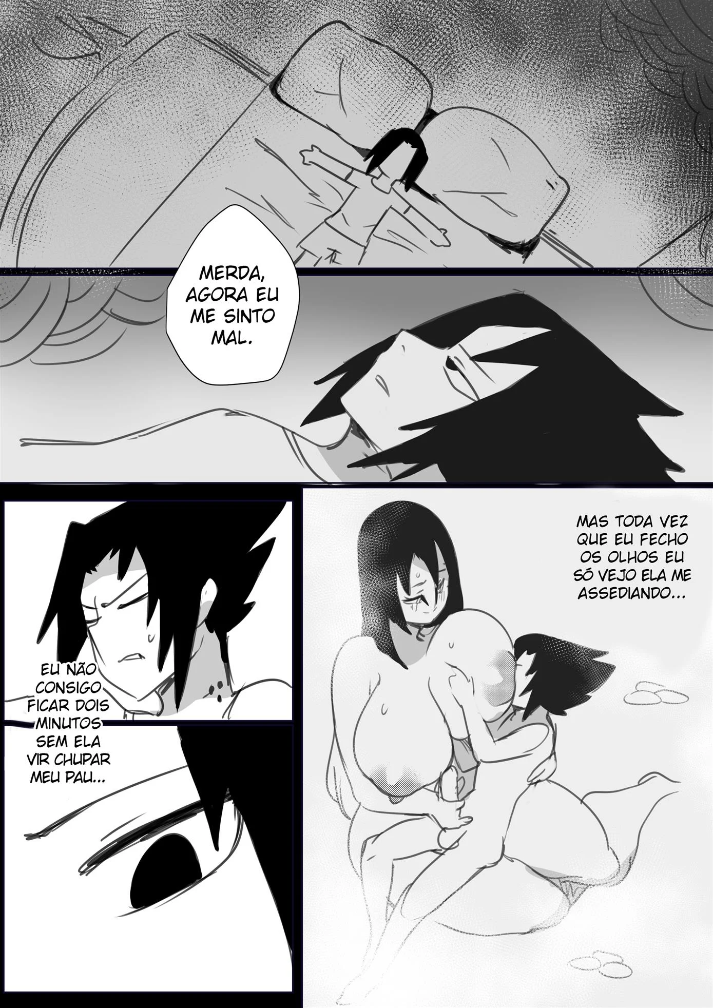 Sasuke e a Milf Orochimaru &ndash; Peit&otilde;es &ndash; Completo e traduzido
