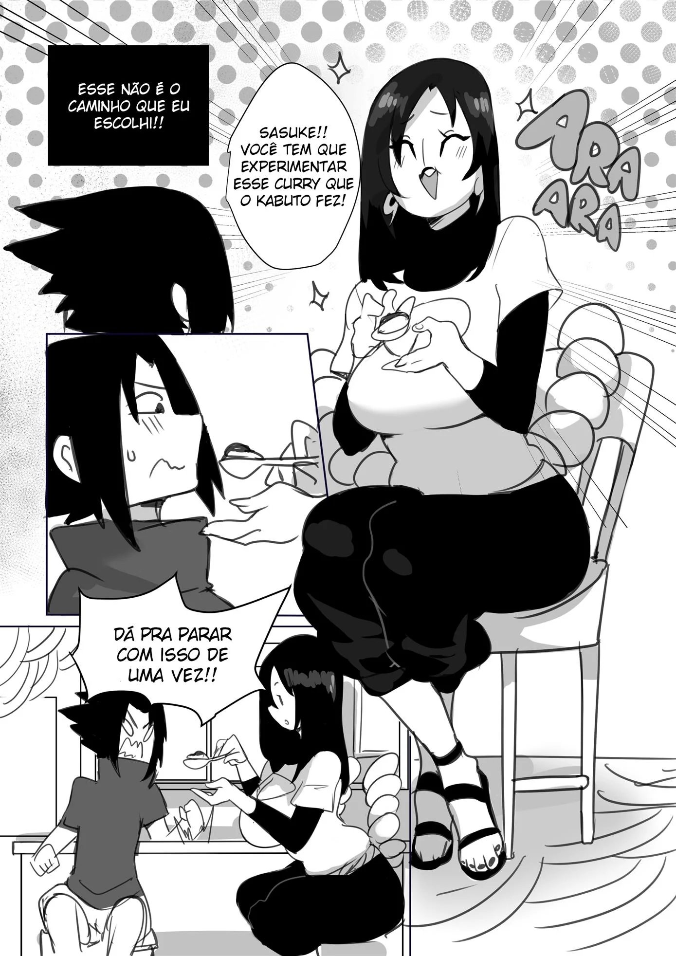 Sasuke e a Milf Orochimaru &ndash; Peit&otilde;es &ndash; Completo e traduzido