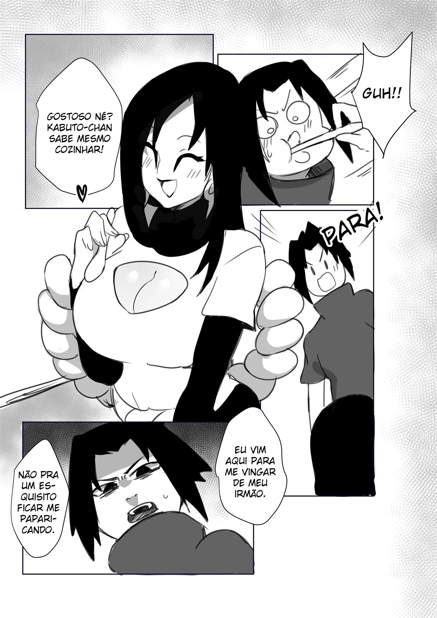 Sasuke e a Milf Orochimaru &ndash; Peit&otilde;es &ndash; Completo e traduzido