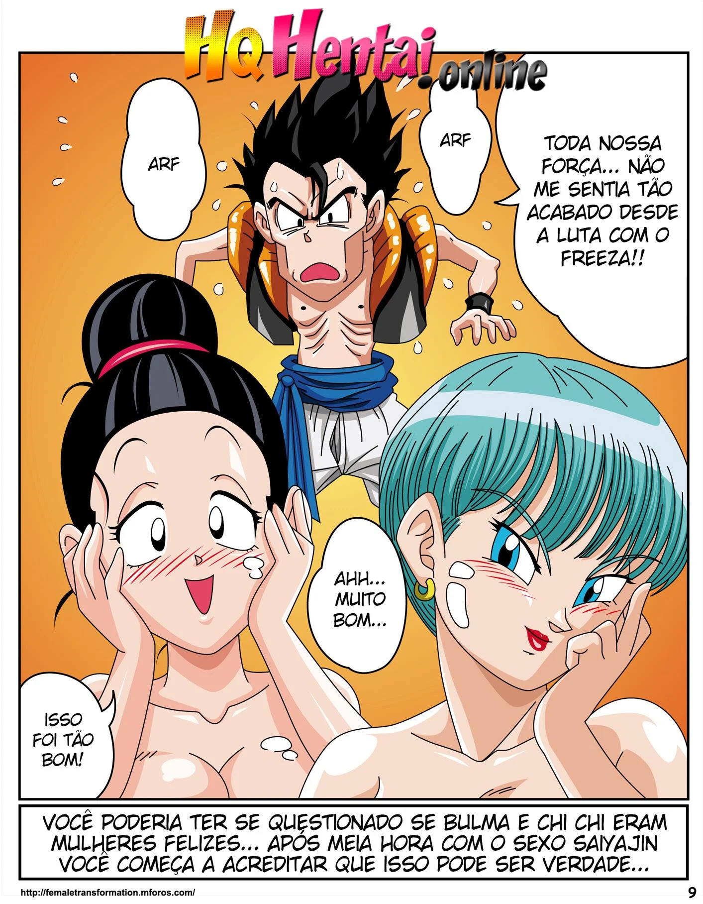 Sexo Saiyajin &ndash; HQ Hentai &ndash; Ler Quadrinho Porno PT-BR
