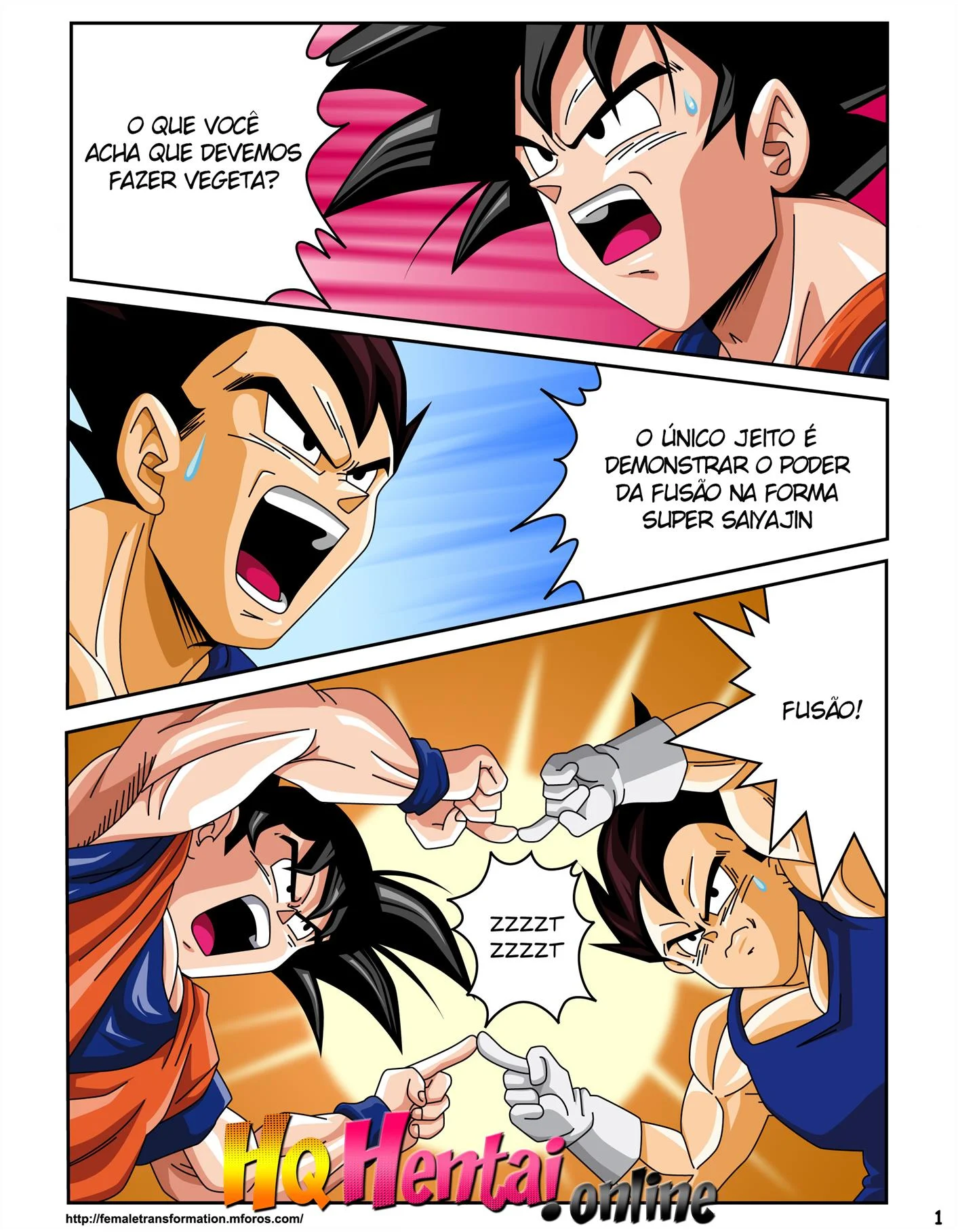 Sexo Saiyajin &ndash; HQ Hentai &ndash; Ler Quadrinho Porno PT-BR