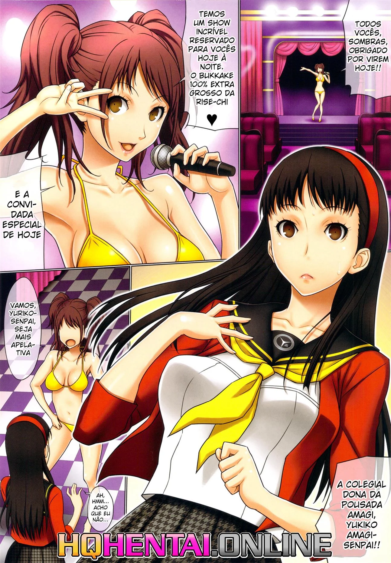 Show do Bukkake – Persona 4 Hentai – PT-BR Show do Bukkake – Persona 4 Hentai – PT-BR