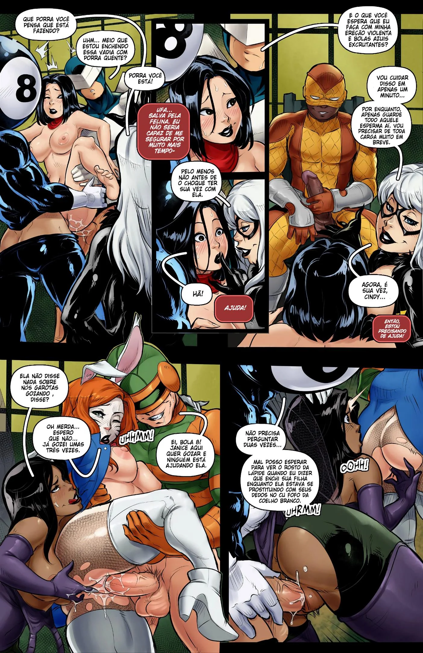 Silk a agente infiltrada &ndash; Sexo Grupal &ndash; Sem Censura