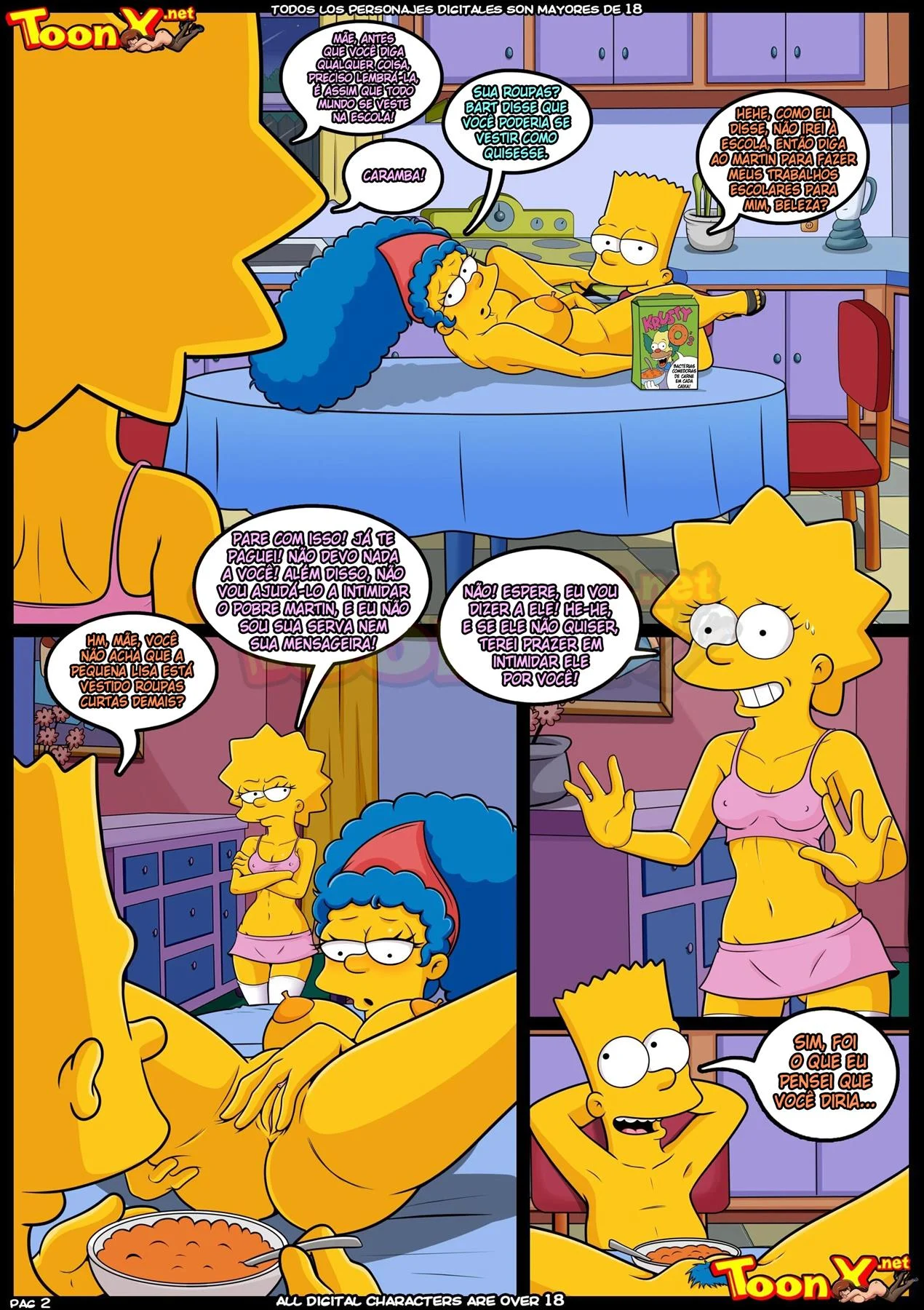 Simpso &ndash; Hentai Incesto &ndash; Todo em PT-BR
