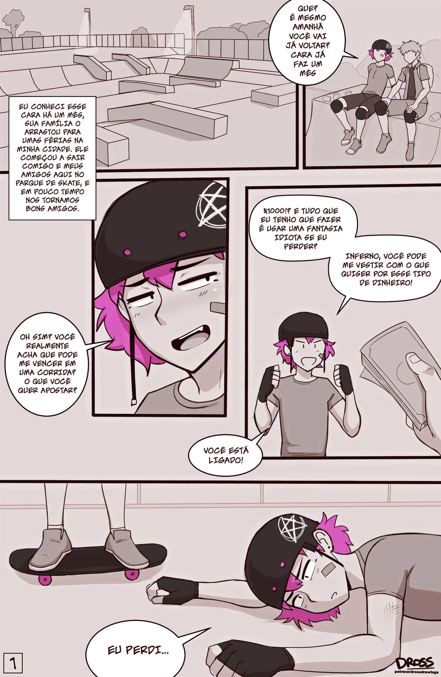 Skatista Crossdresser &ndash; Anal &ndash; Tradu&ccedil;&atilde;o Completa