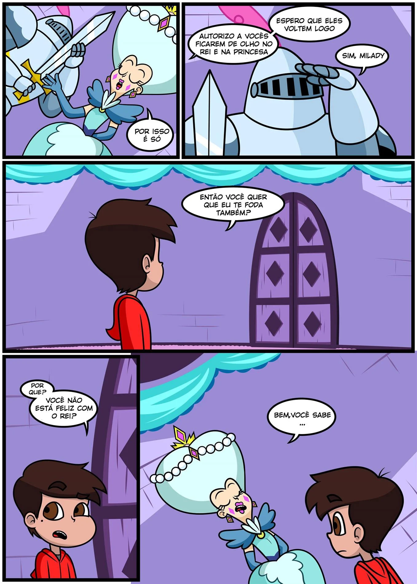 Sozinho com a Rainha – Femdom – Hentai em Português