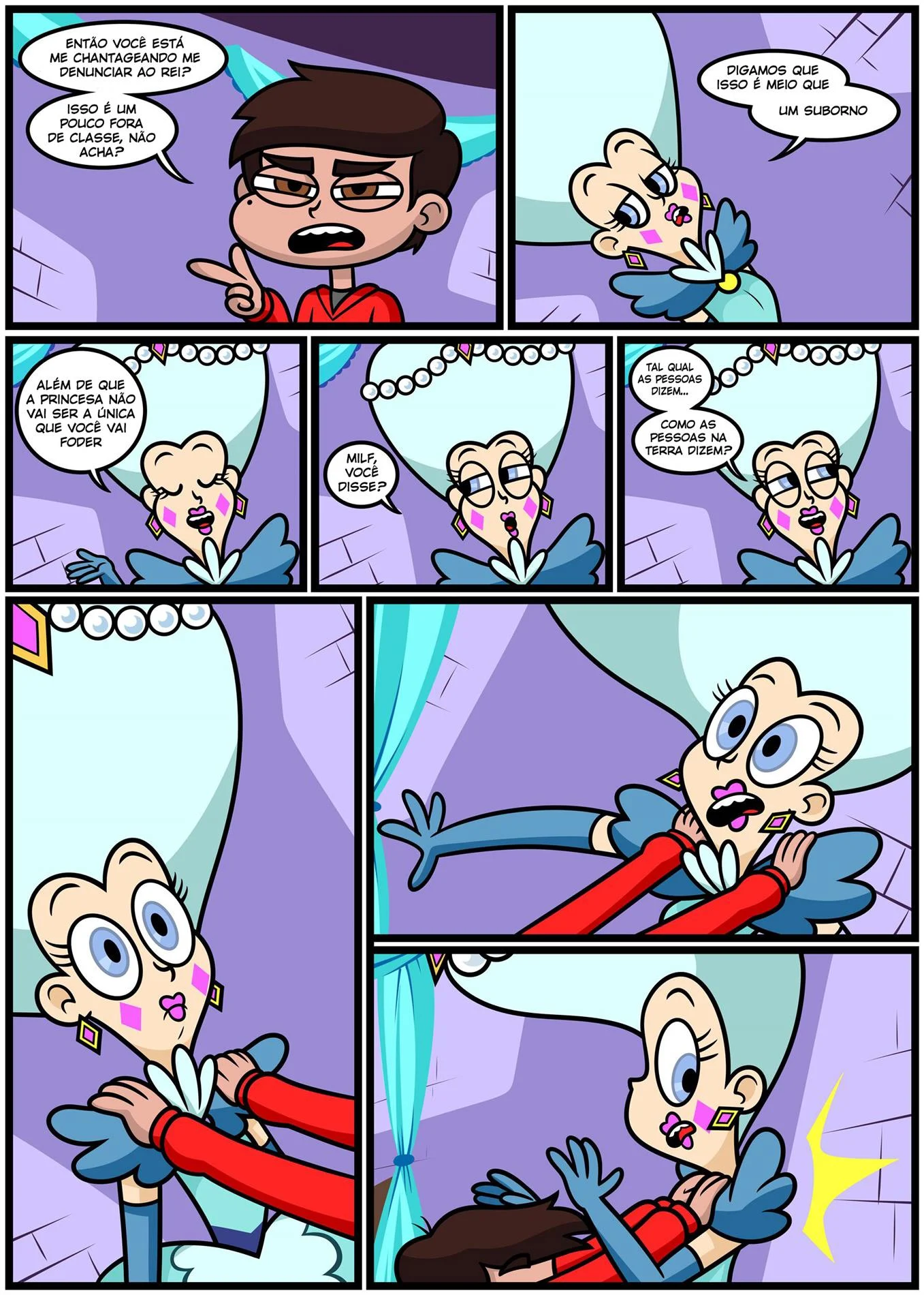 Sozinho com a Rainha – Femdom – Hentai em Português