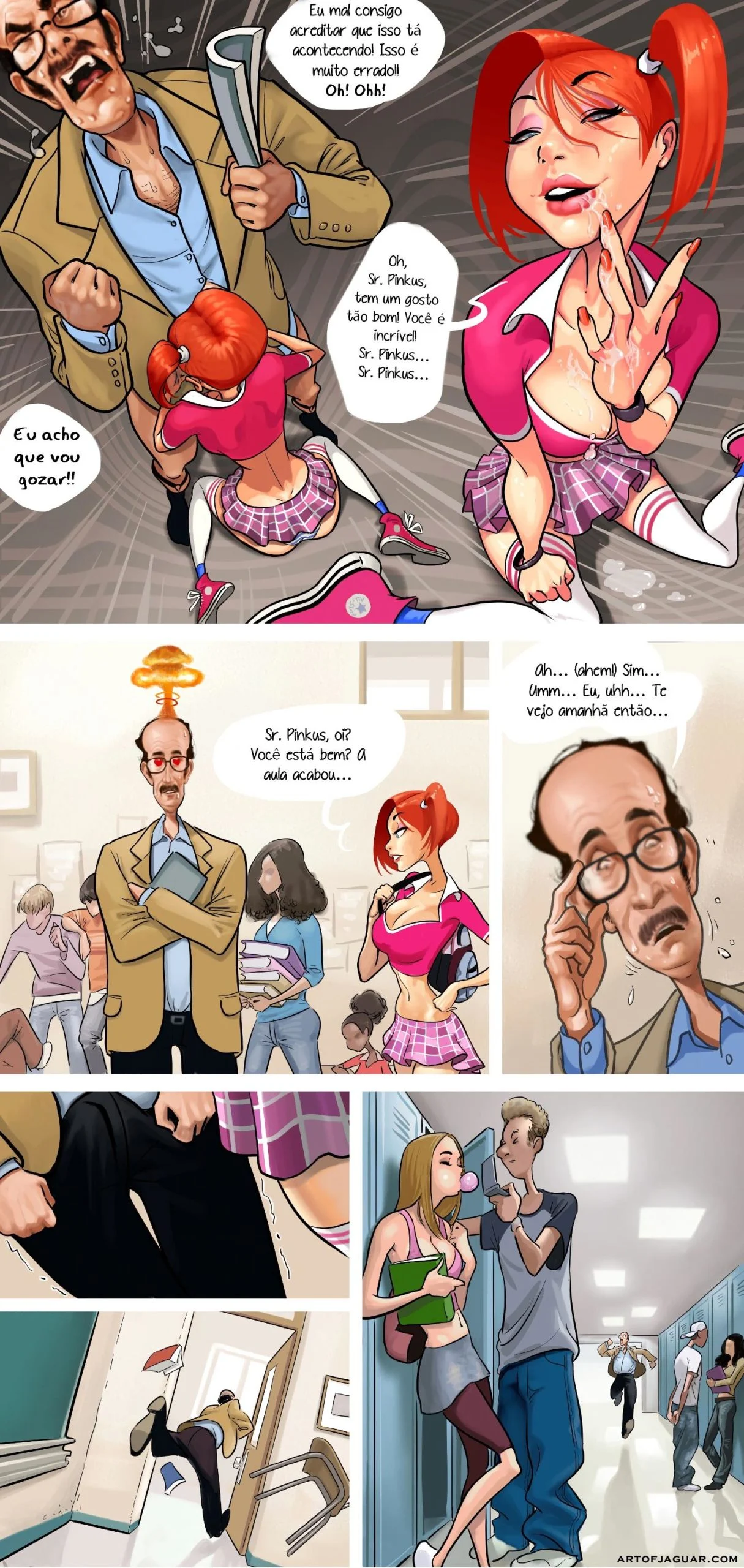 Tenta&ccedil;&atilde;o com a Vizinha &ndash; Vadia &ndash; Ler Quadrinho Porno PT-BR