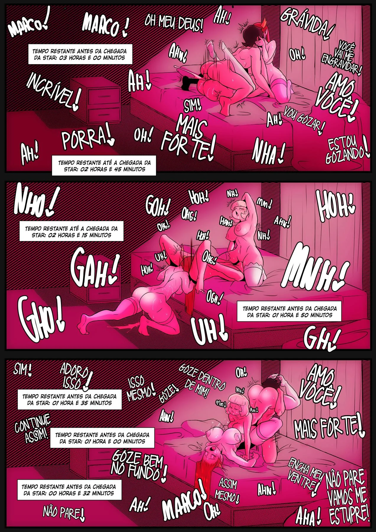 Trai&ccedil;&atilde;o no fim de semana &ndash; Gozando Dentro &ndash; Quadrinho De Sexo Em PT-BR