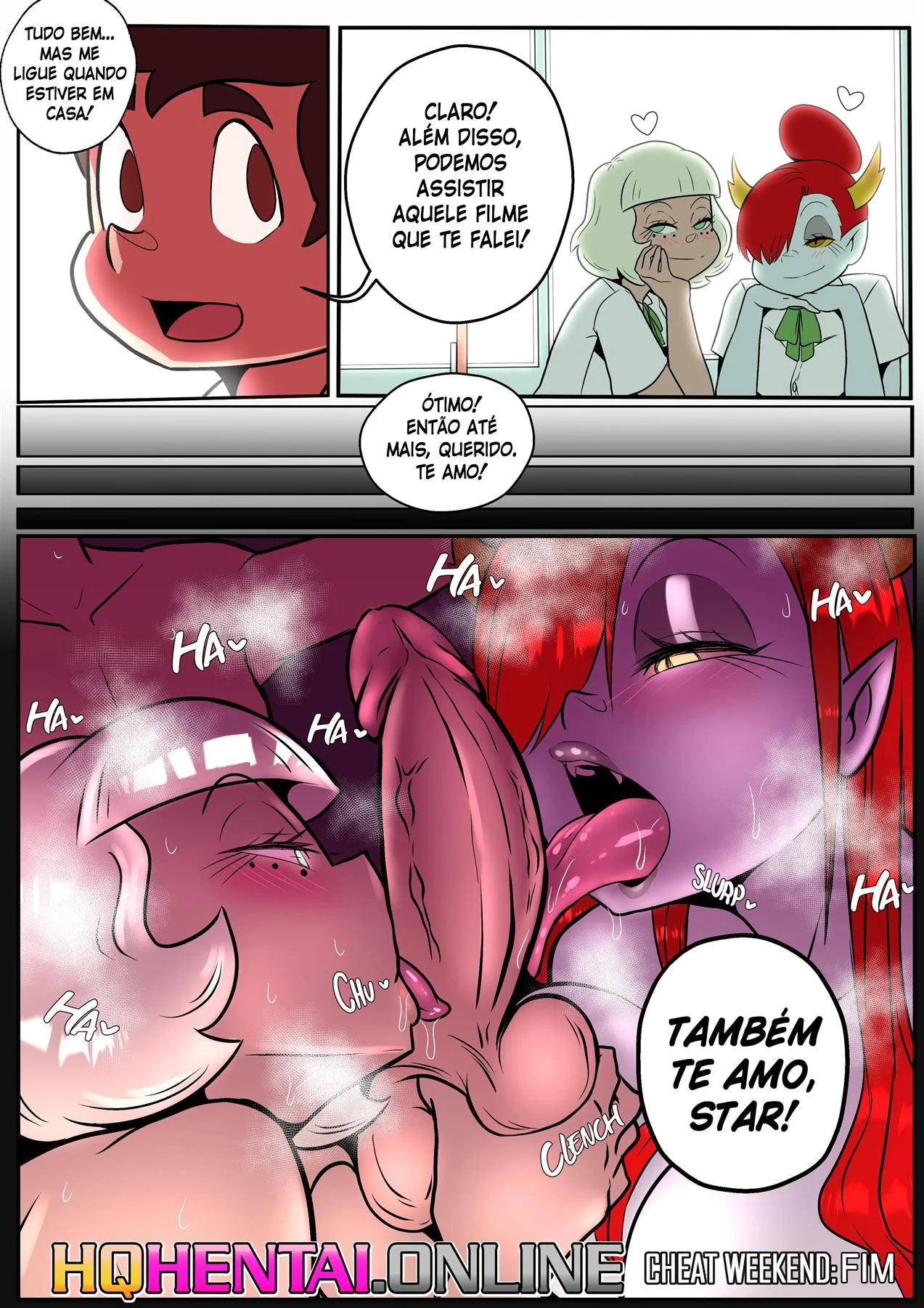 Trai&ccedil;&atilde;o no fim de semana &ndash; Gozando Dentro &ndash; Quadrinho De Sexo Em PT-BR