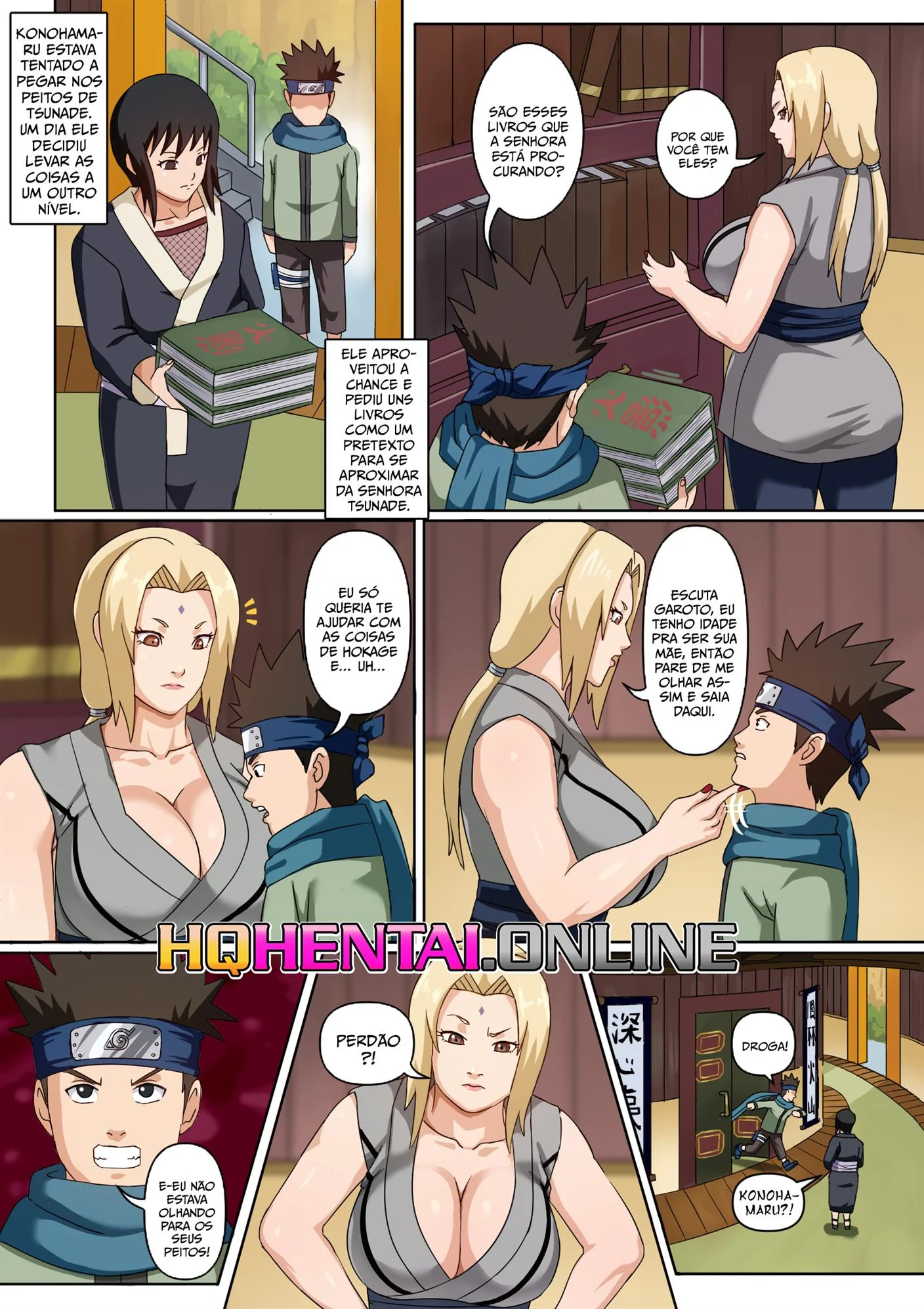 Treinamento Especial da Tsunade &ndash; Naruto Hentai &ndash; Novo HQ