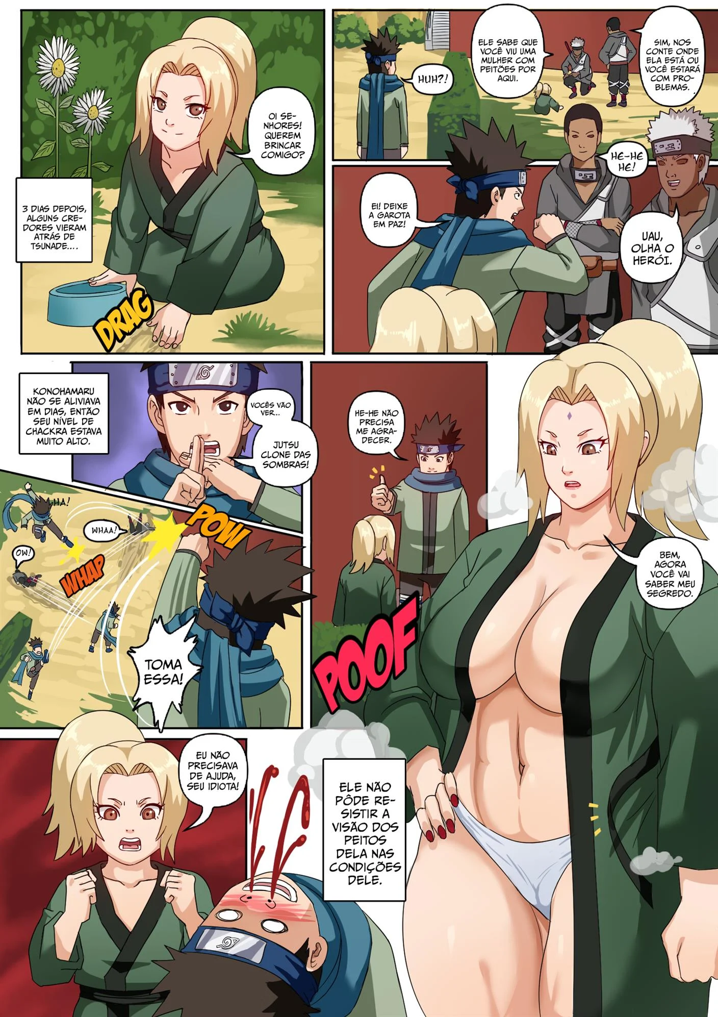 Treinamento Especial da Tsunade &ndash; Naruto Hentai &ndash; Novo HQ