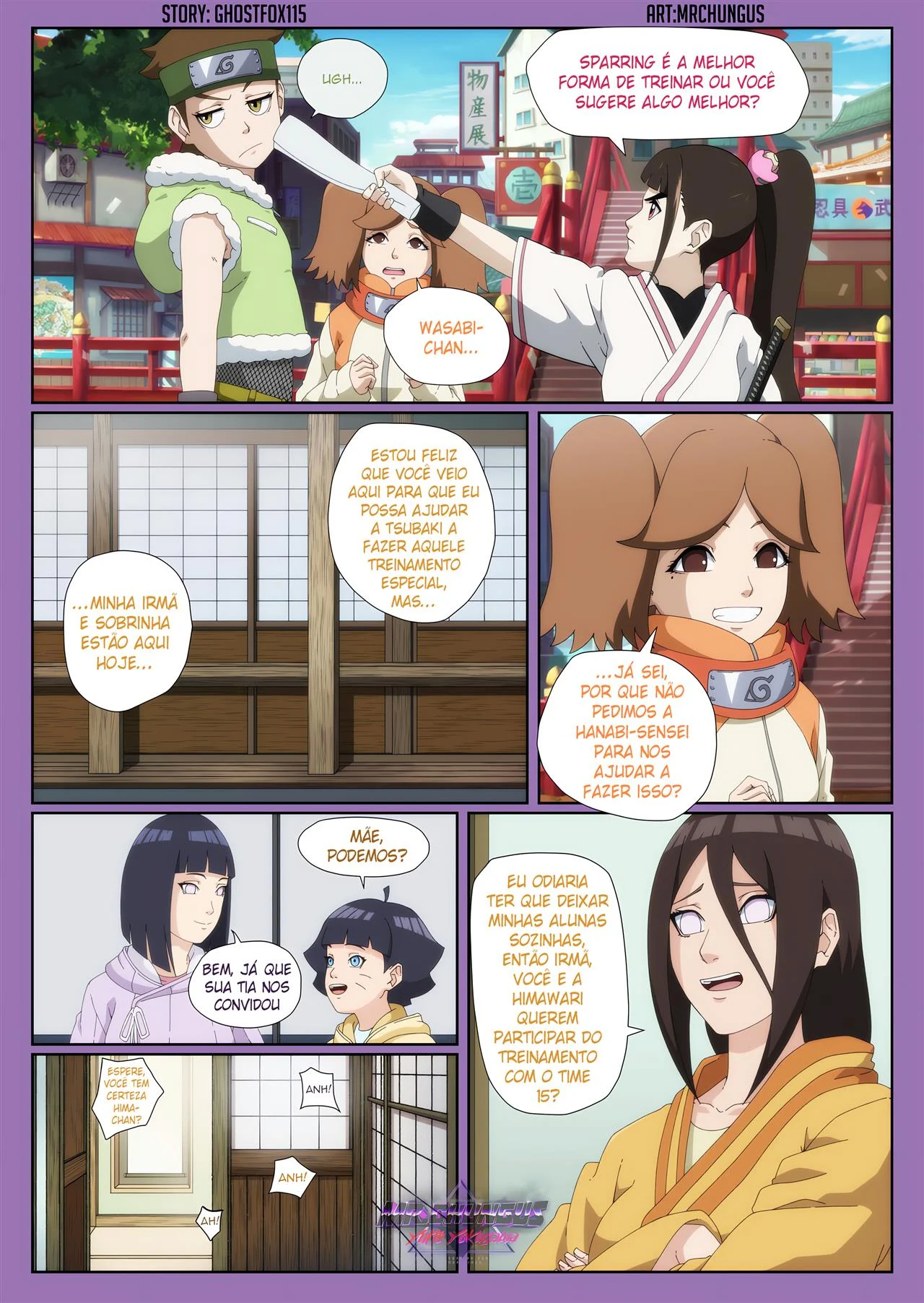 Treinamento especial na casa Hyuga &ndash; Yuri &ndash; Tradu&ccedil;&atilde;o revisada