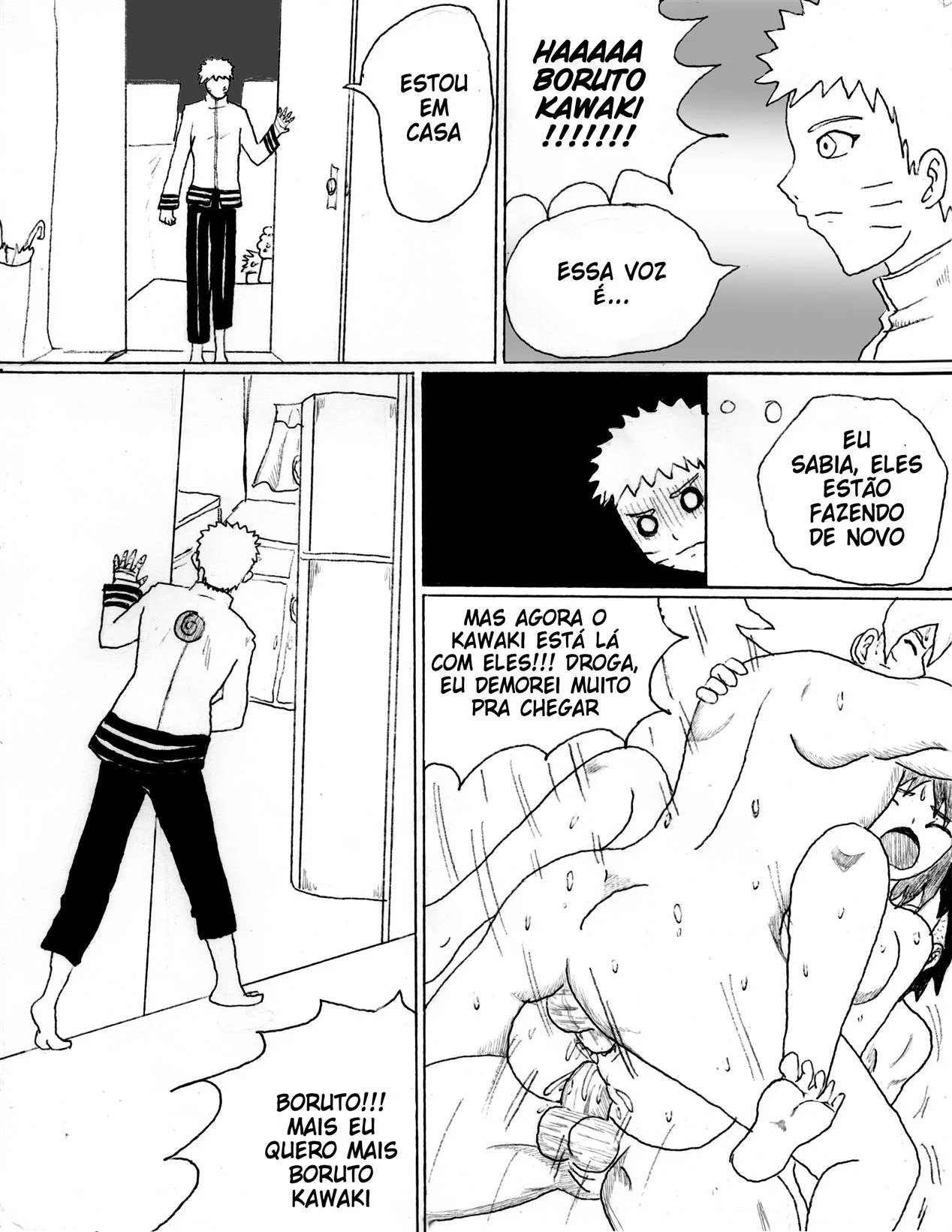 Treinamento Sexual na casa do Hokage &ndash; Virgem &ndash; Legendas em PT-BR