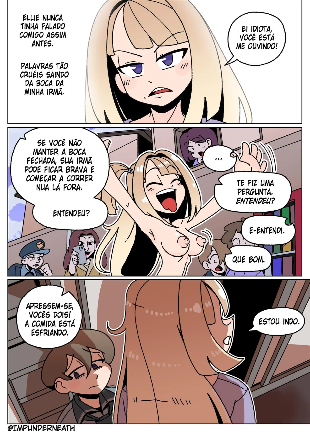 Troca de pele &ndash; HQ de Sexo &ndash; Quadrinho De Sexo Em PT-BR