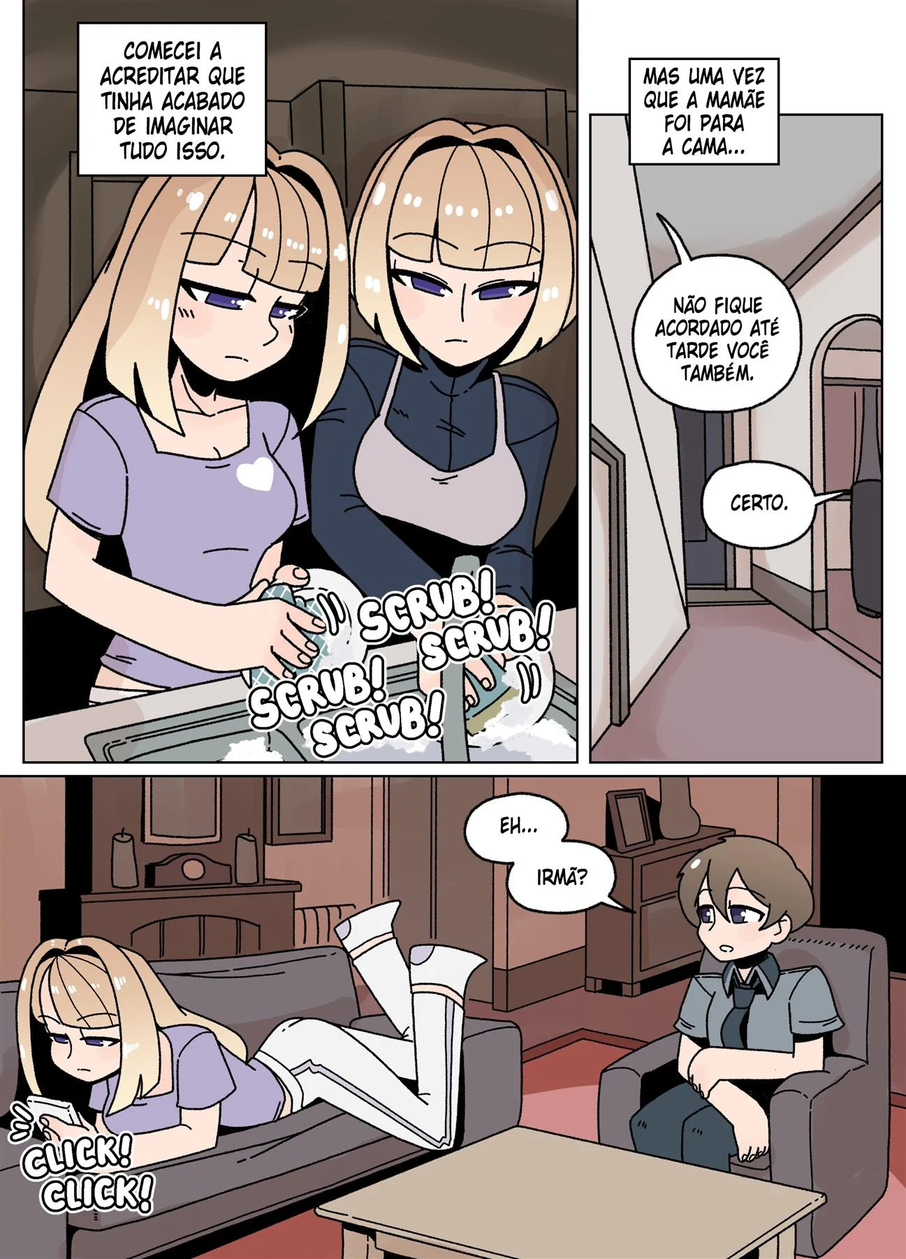 Troca de pele &ndash; HQ de Sexo &ndash; Quadrinho De Sexo Em PT-BR